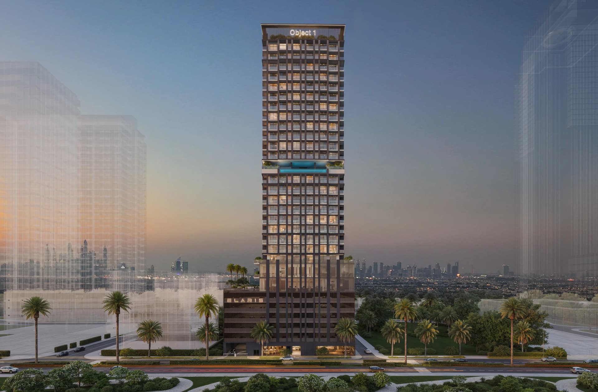 ELAR1S Rise - Exterior Facade | Object One Real Estate Development