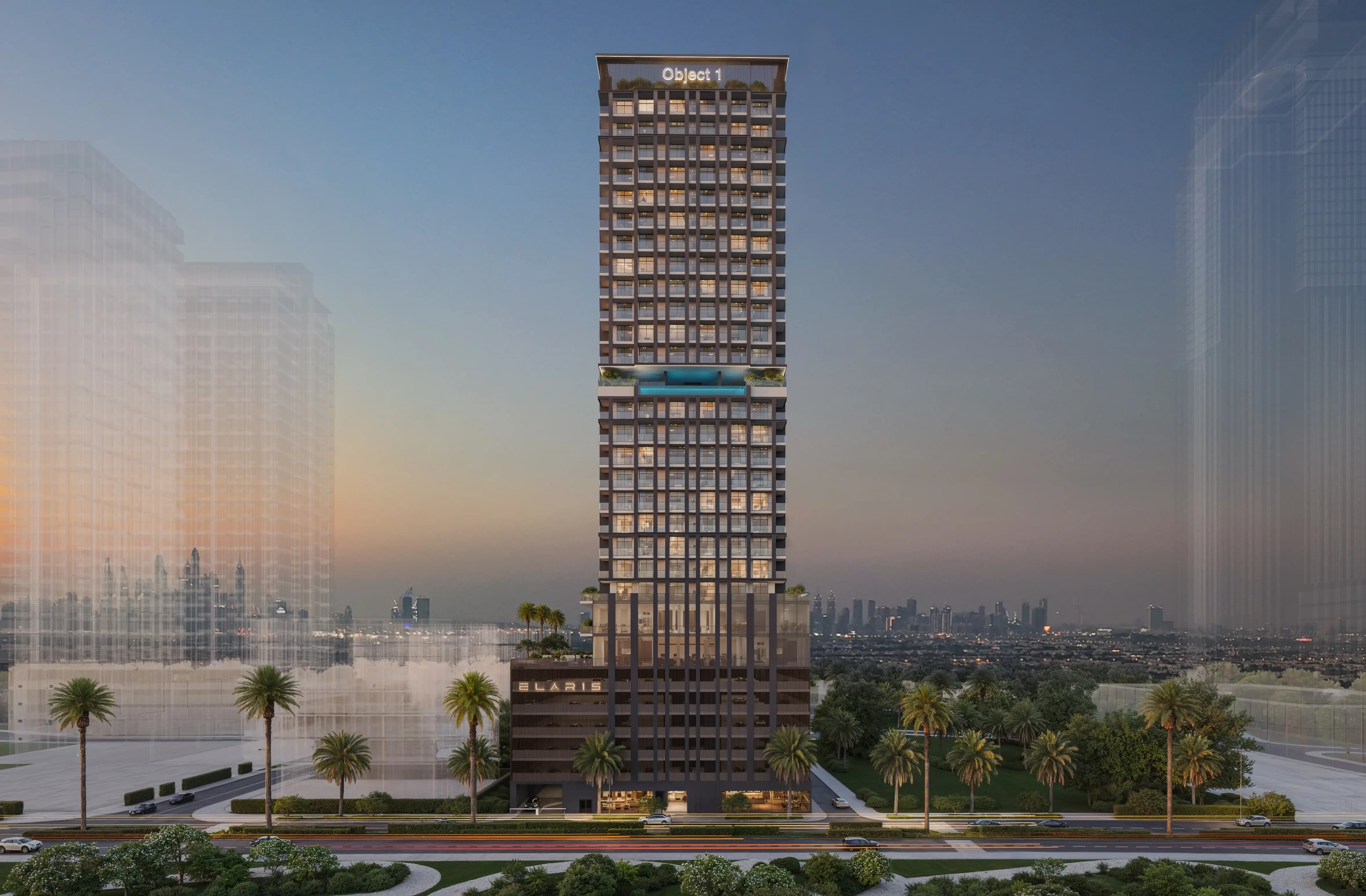 ELAR1S Rise - Exterior Facade | Object One Real Estate Development