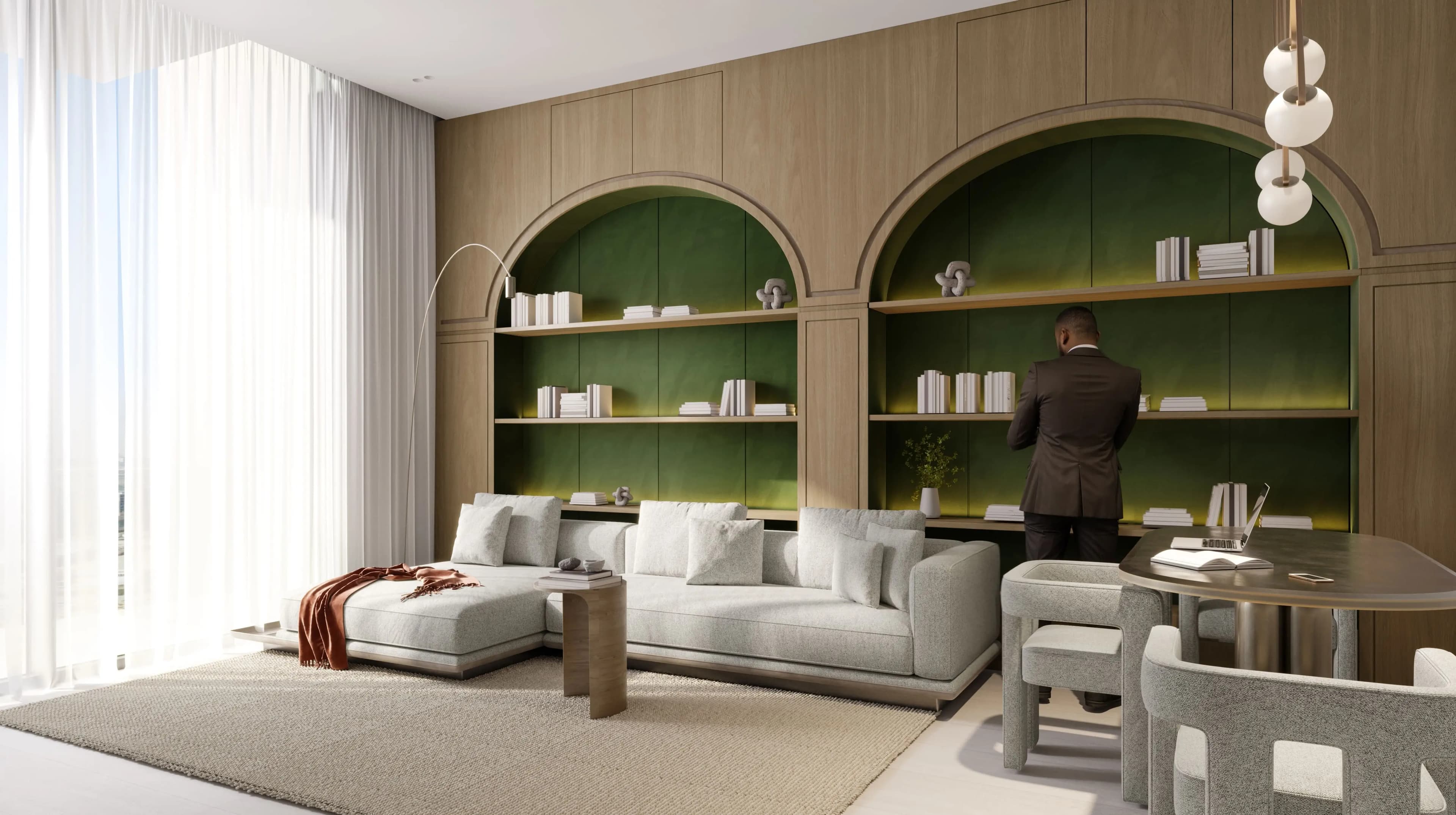 ELAR1S Rise - Living Room Interior | Object One Real Estate Development
