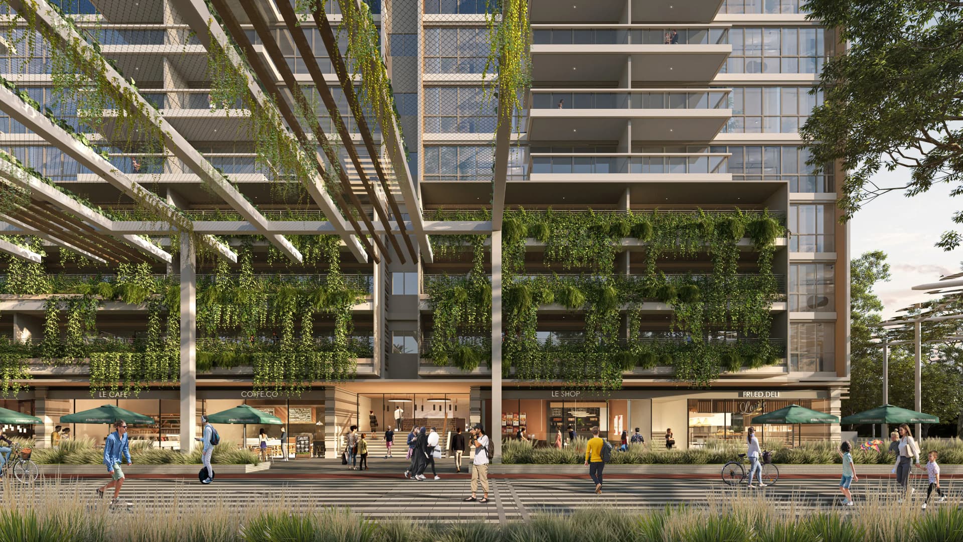 Sky Residences - Exterior Facade | Expo City