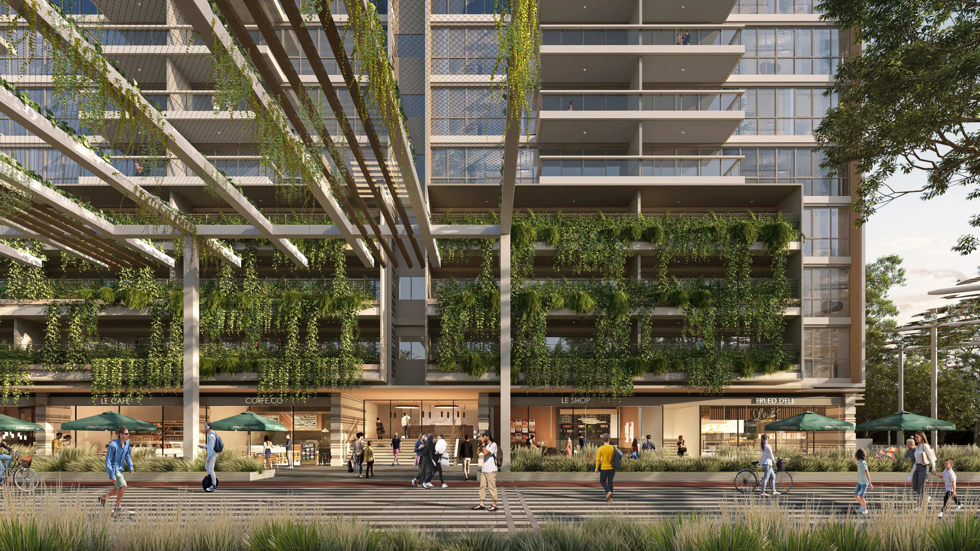 Sky Residences - Exterior Facade | Expo City