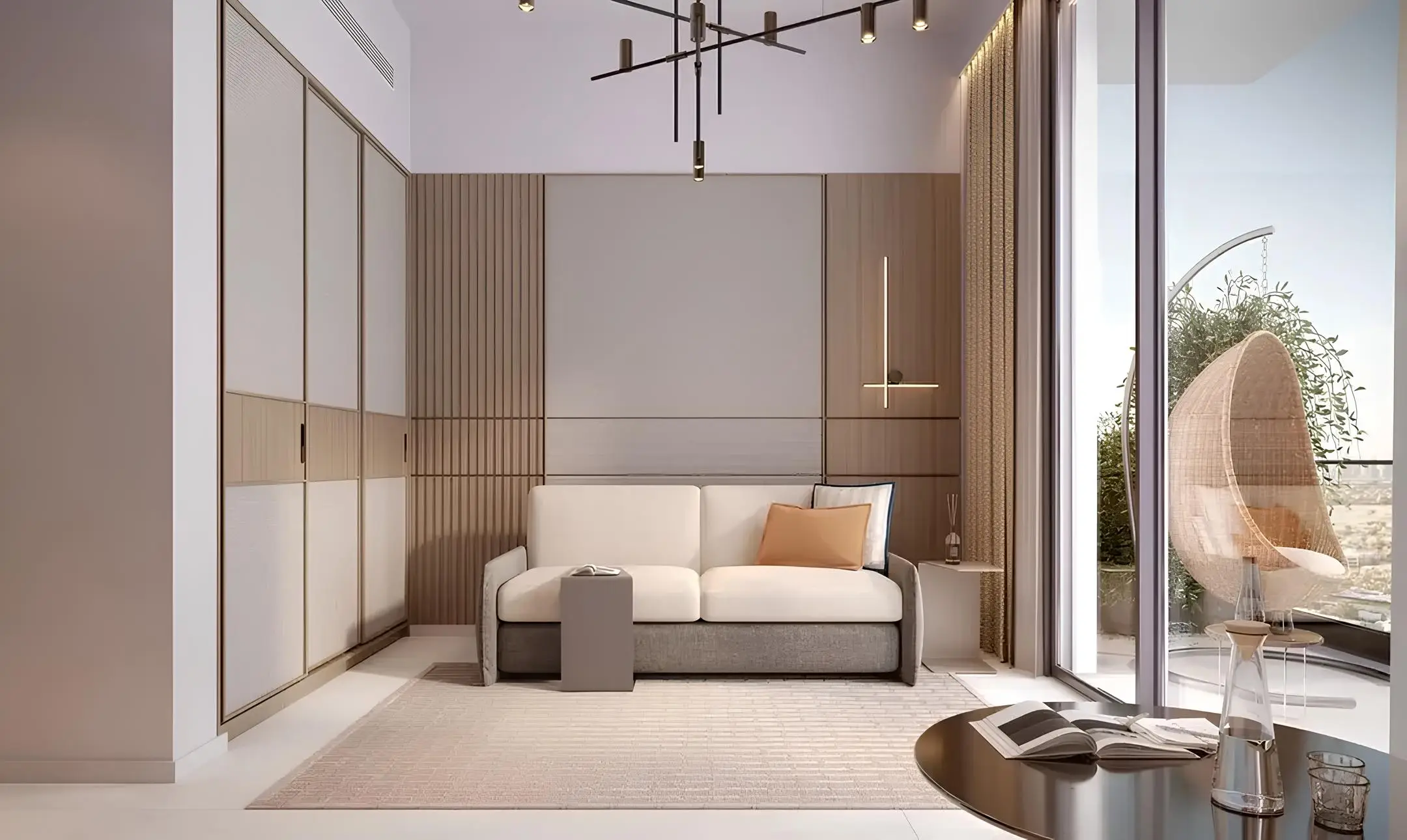 Azizi Noura - Living Room Interior | Azizi Developments