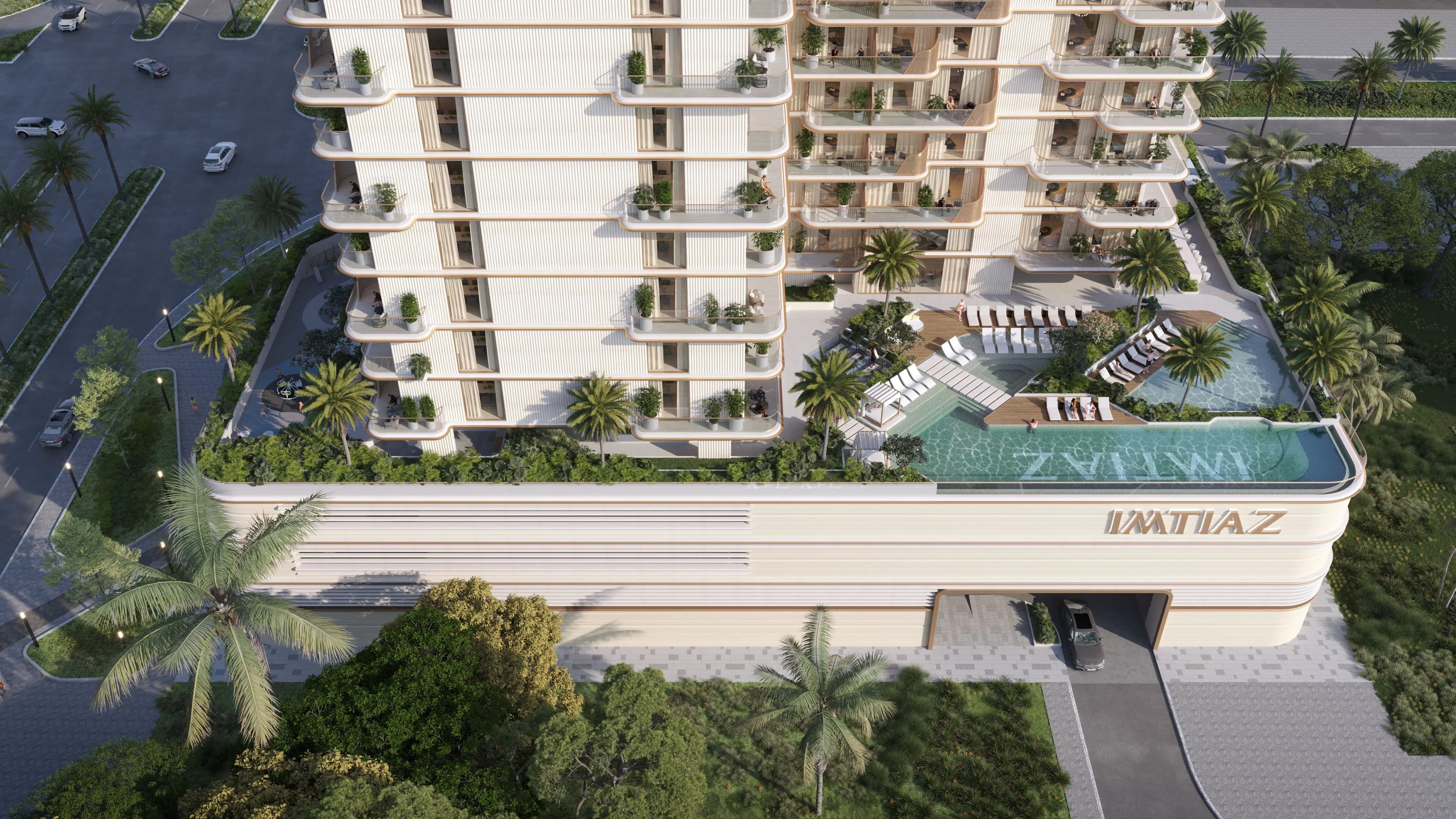 Sunset Bay Grand - Exterior Facade | Imtiaz Developments