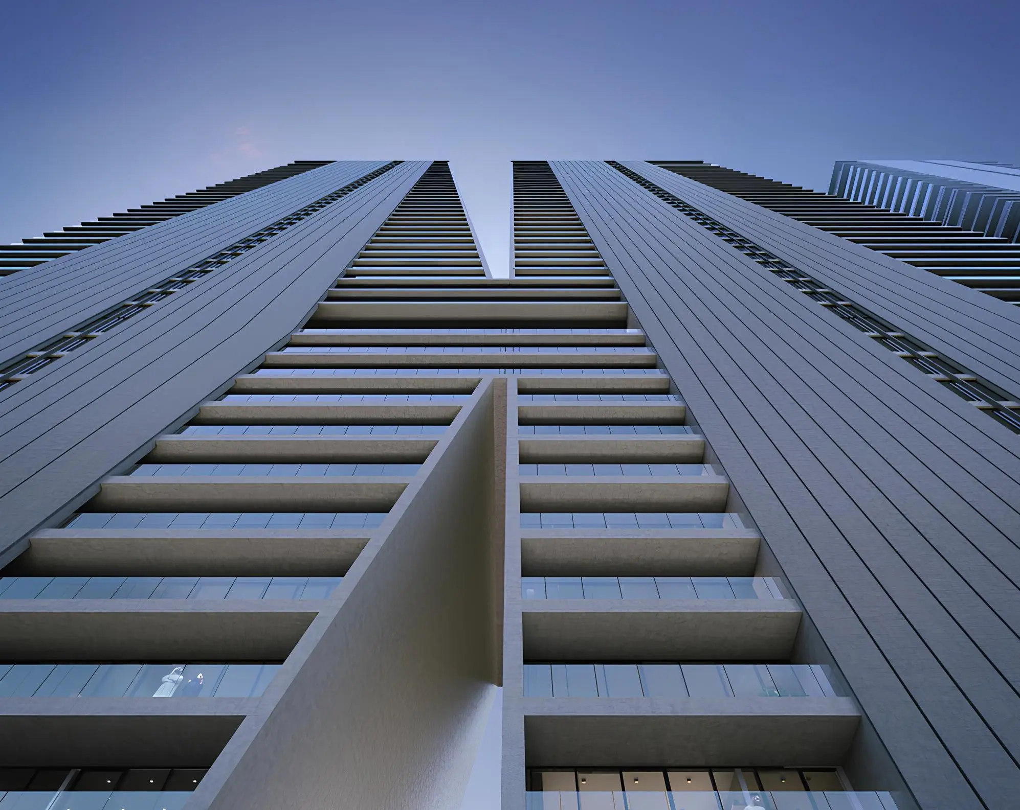 W Residences Tower 3 at Dubai Harbour - Exterior Facade | Arada Properties