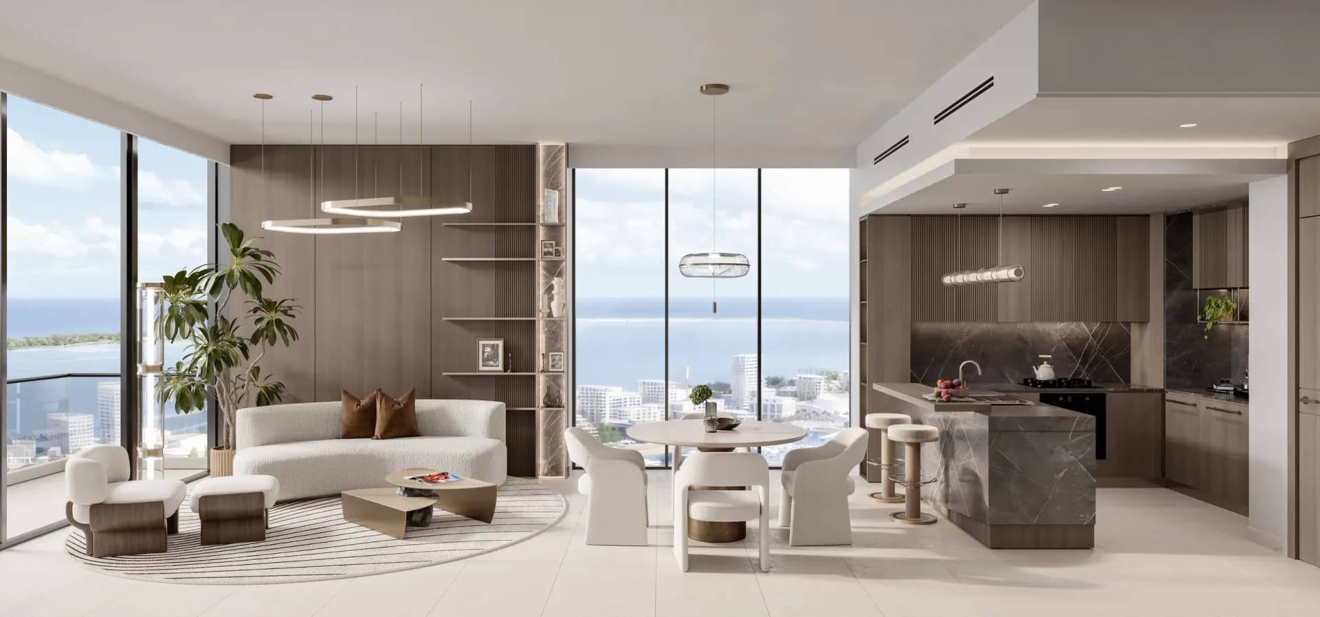 Portside Square - Living Room Interior | Ellington Properties