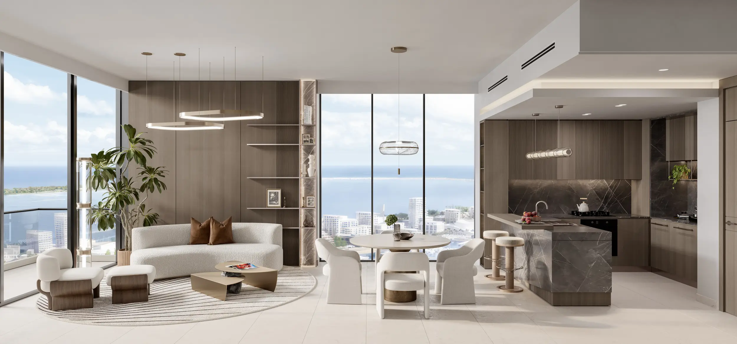 Portside Square - Living Room Interior | Ellington Properties