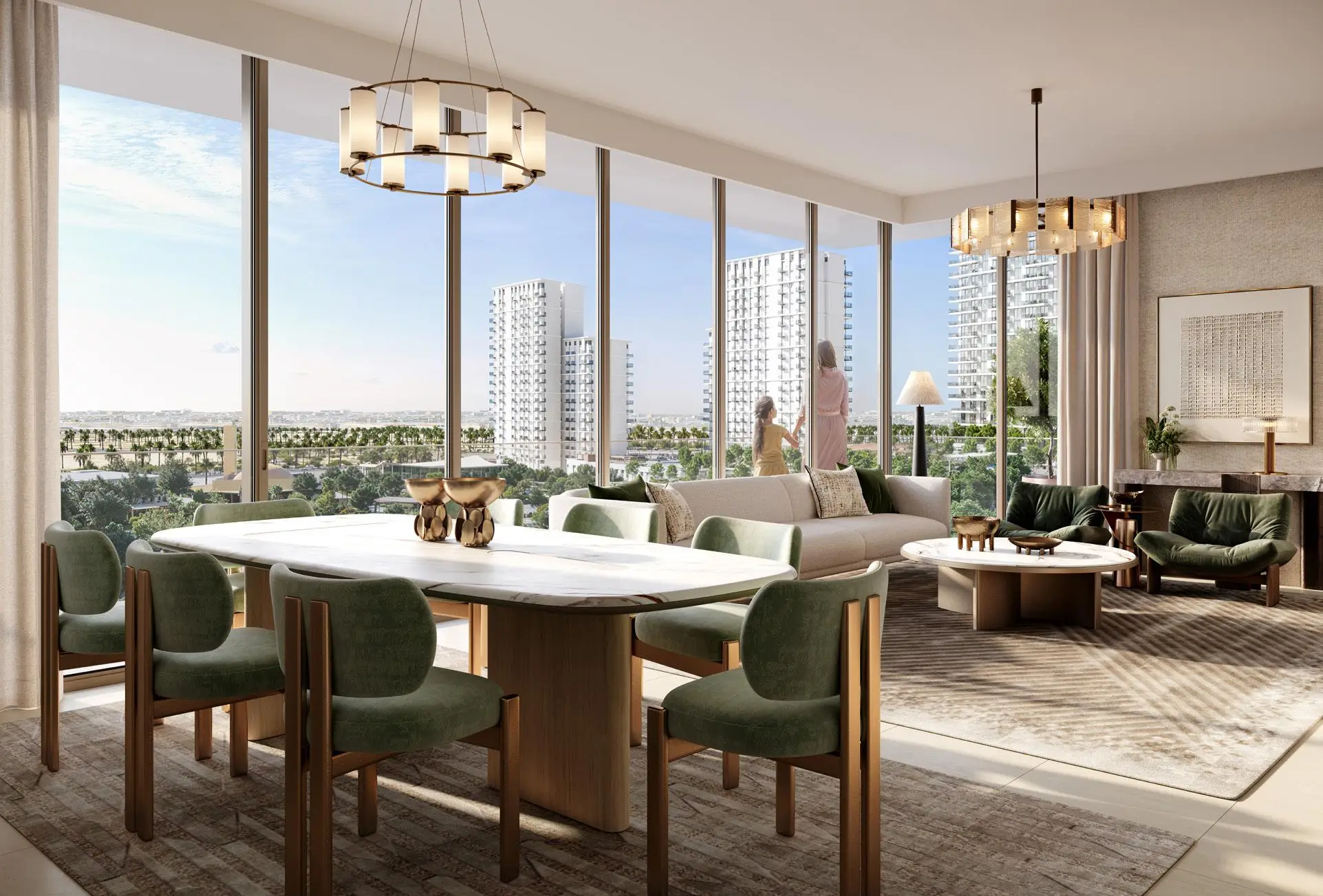 Palace Residences Hillside - Living Room Interior | Emaar Properties