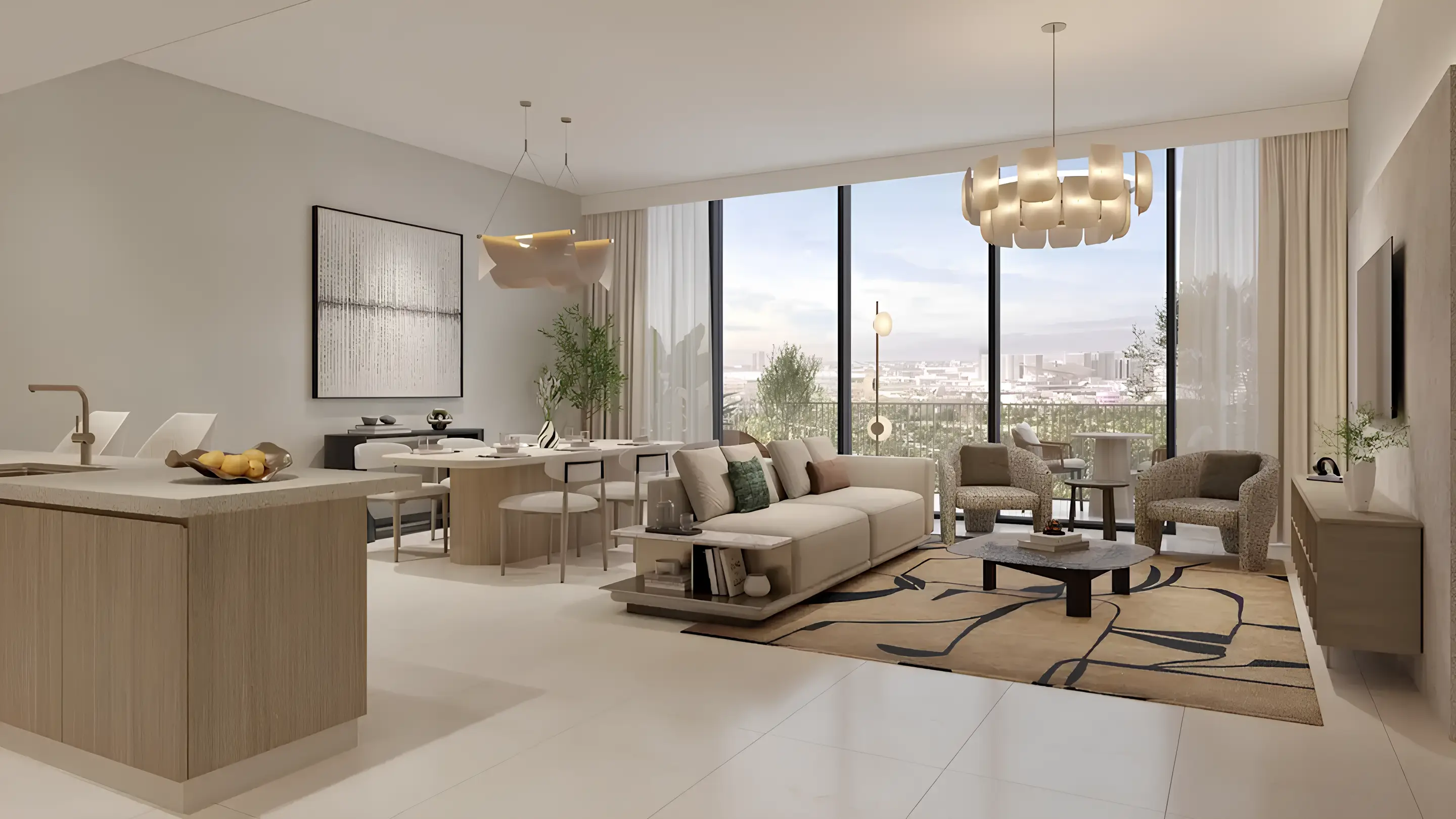 Expo Valley Views - Dana - Living Room Interior | Expo City