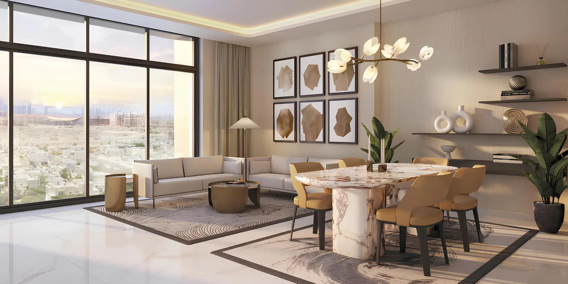Azizi Gabriel - Living Room Interior | Azizi Developments