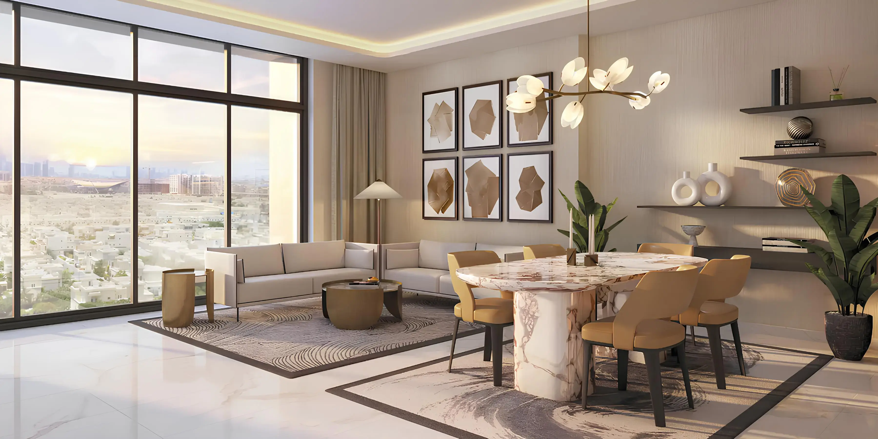 Azizi Gabriel - Living Room Interior | Azizi Developments
