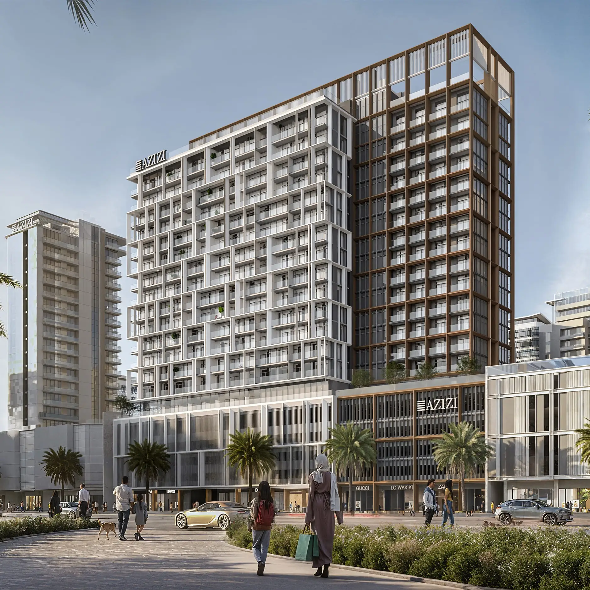 Azizi Farishta II - Exterior Facade | Azizi Developments