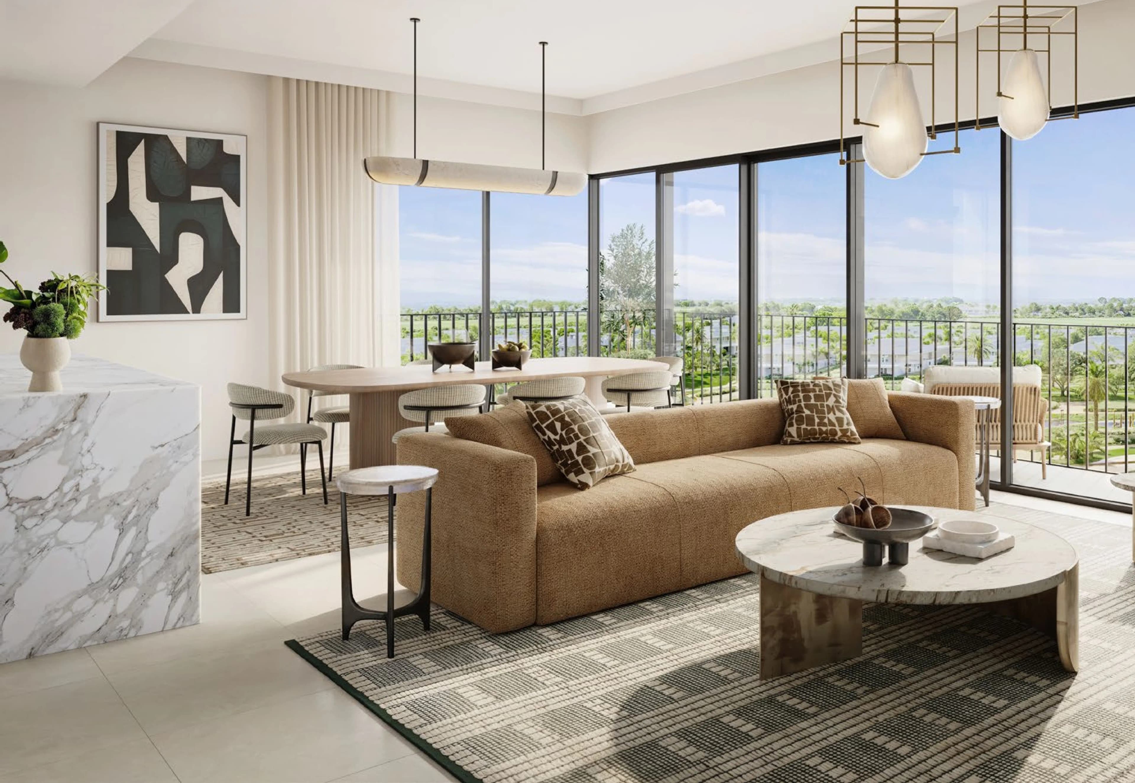 Golf Hills 2 - Living Room Interior | Emaar Properties