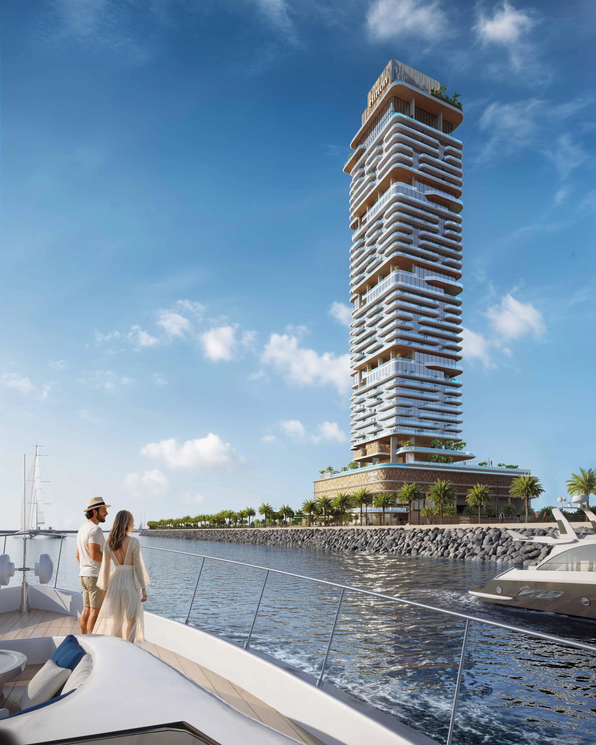 Hilton Residences - Exterior Facade | Prestige One