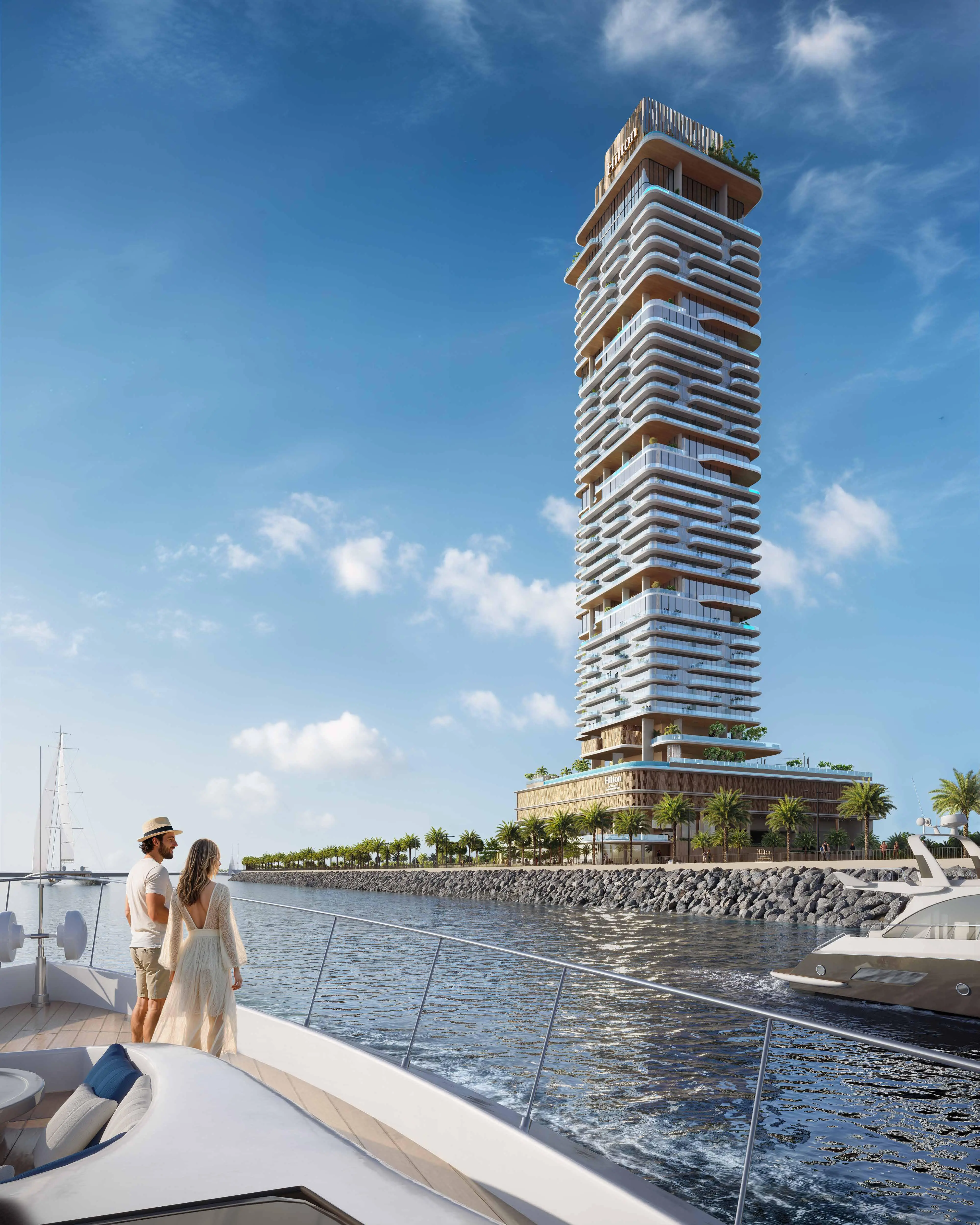 Hilton Residences - Exterior Facade | Prestige One