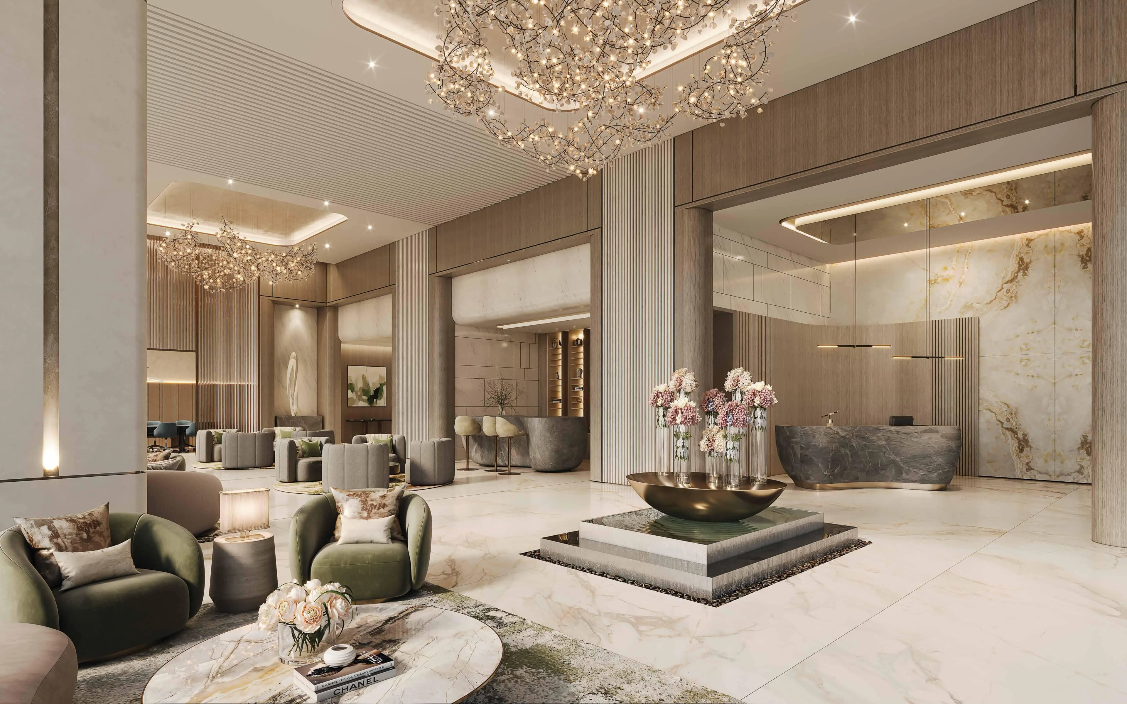 Hilton Residences - Lobby Interior | Prestige One