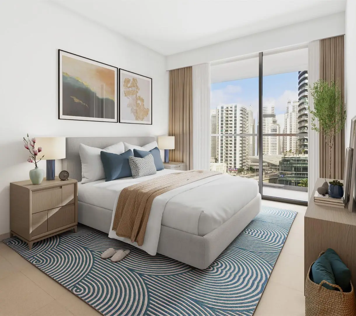 Marina Shores - Bedroom Interior | Emaar Properties