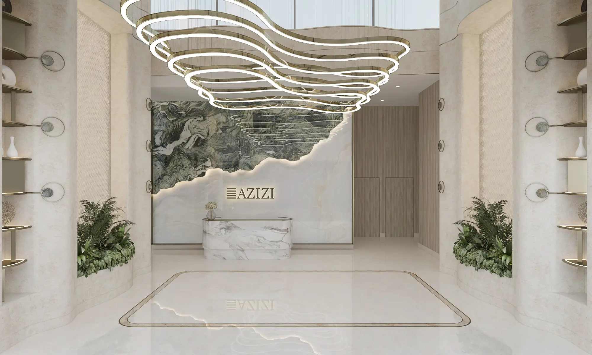 Riviera 60 - Lobby Interior | Azizi Developments