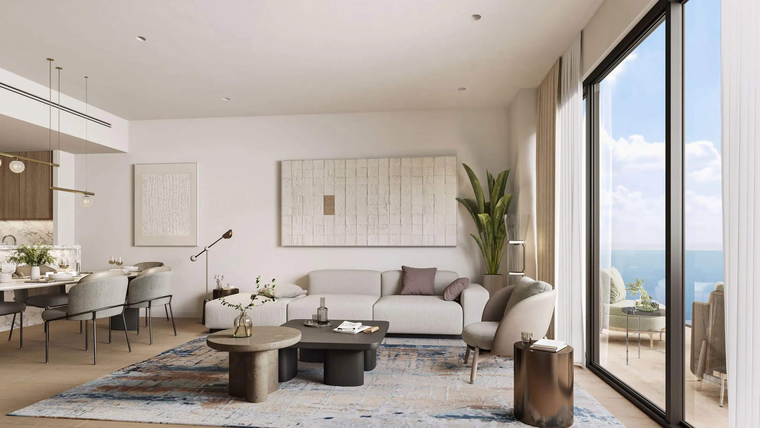 Sunstone - Living Room Interior | IMKAN Properties