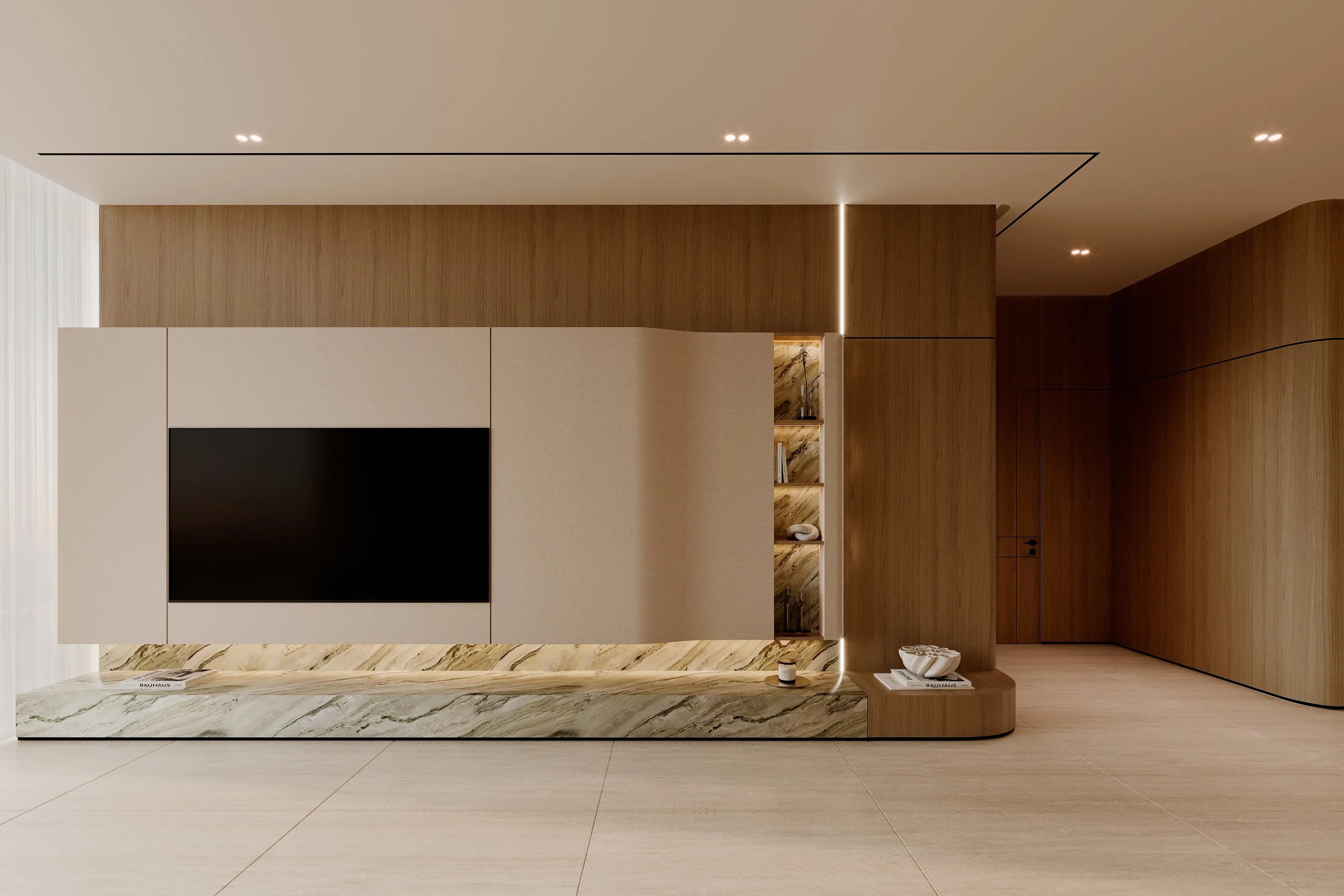 Binghatti Sky Terraces - Living Room Interior | Binghatti Developers