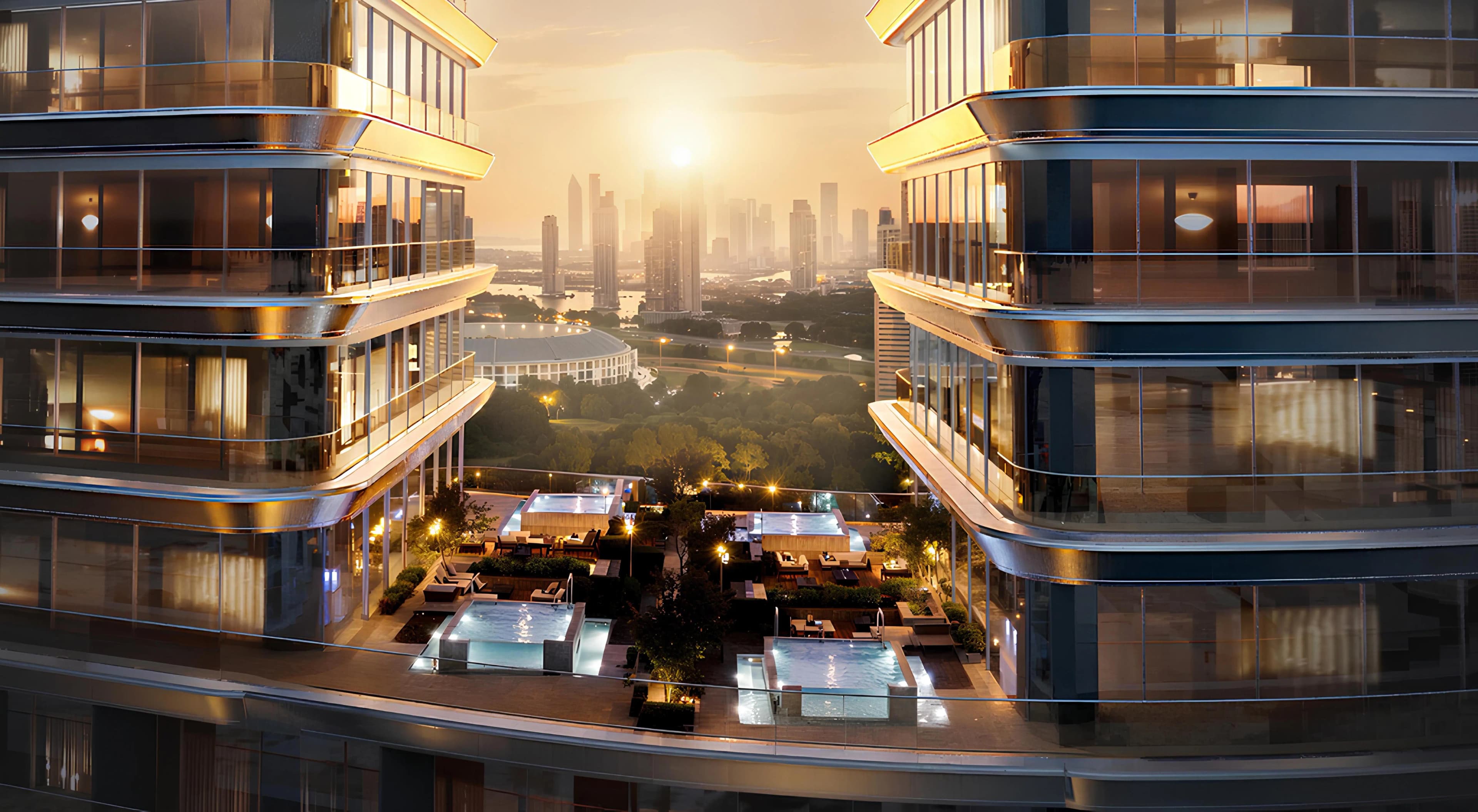 Binghatti Sky Terraces - Balcony View | Binghatti Developers