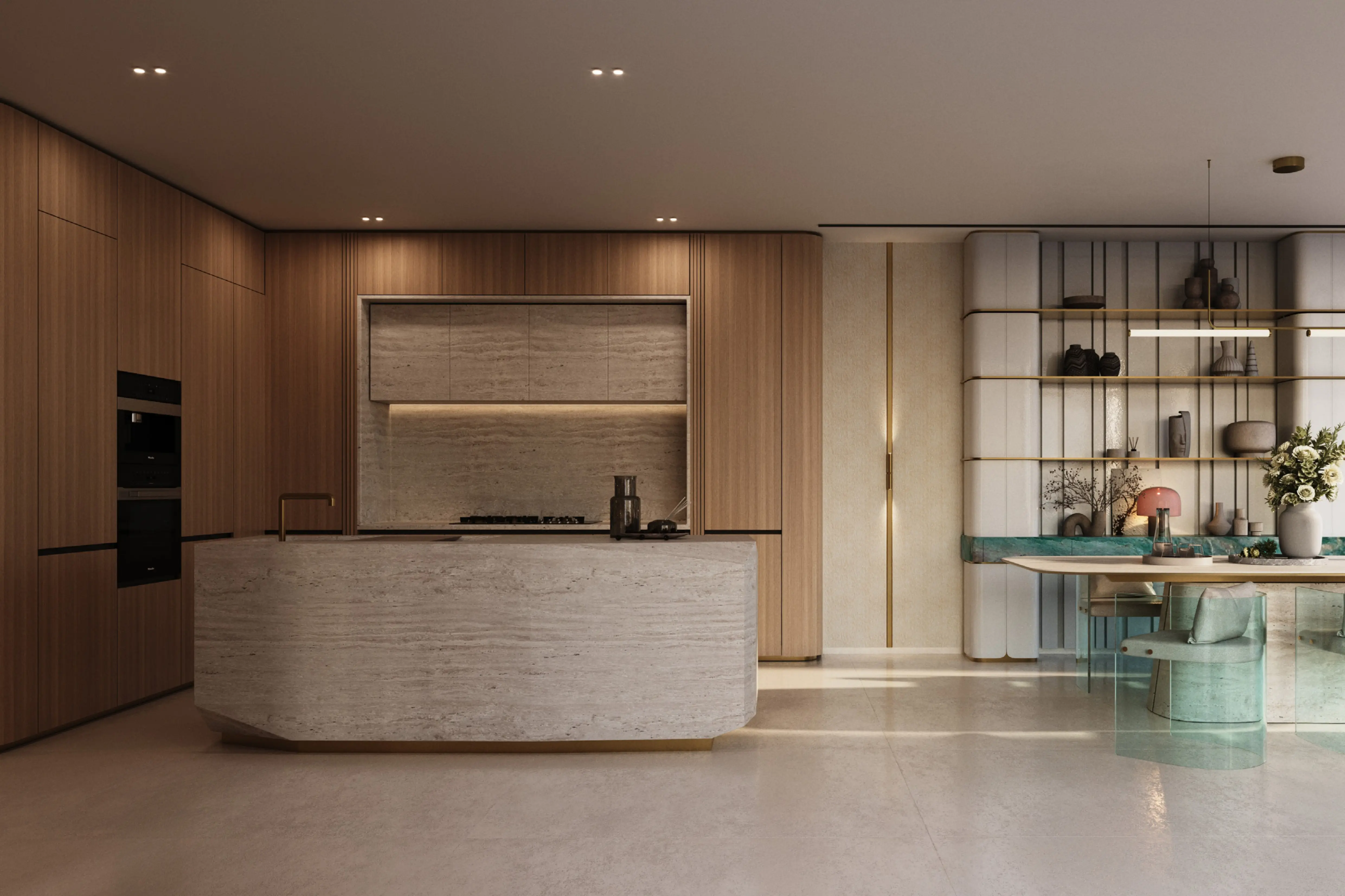 Binghatti Cullinan - Kitchen Interior | Binghatti Developers