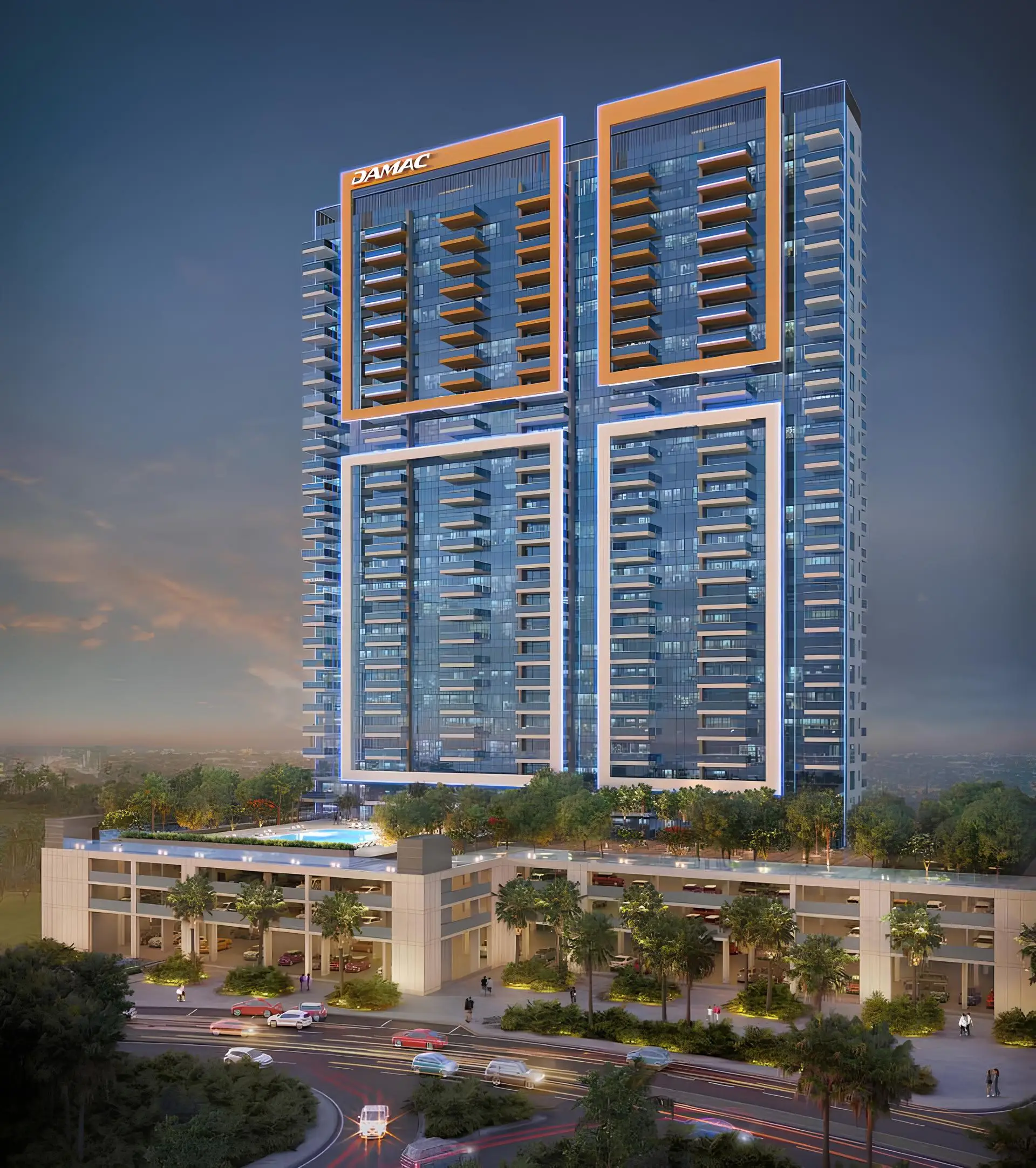 Golf Gate 2 - Exterior Facade | DAMAC Properties