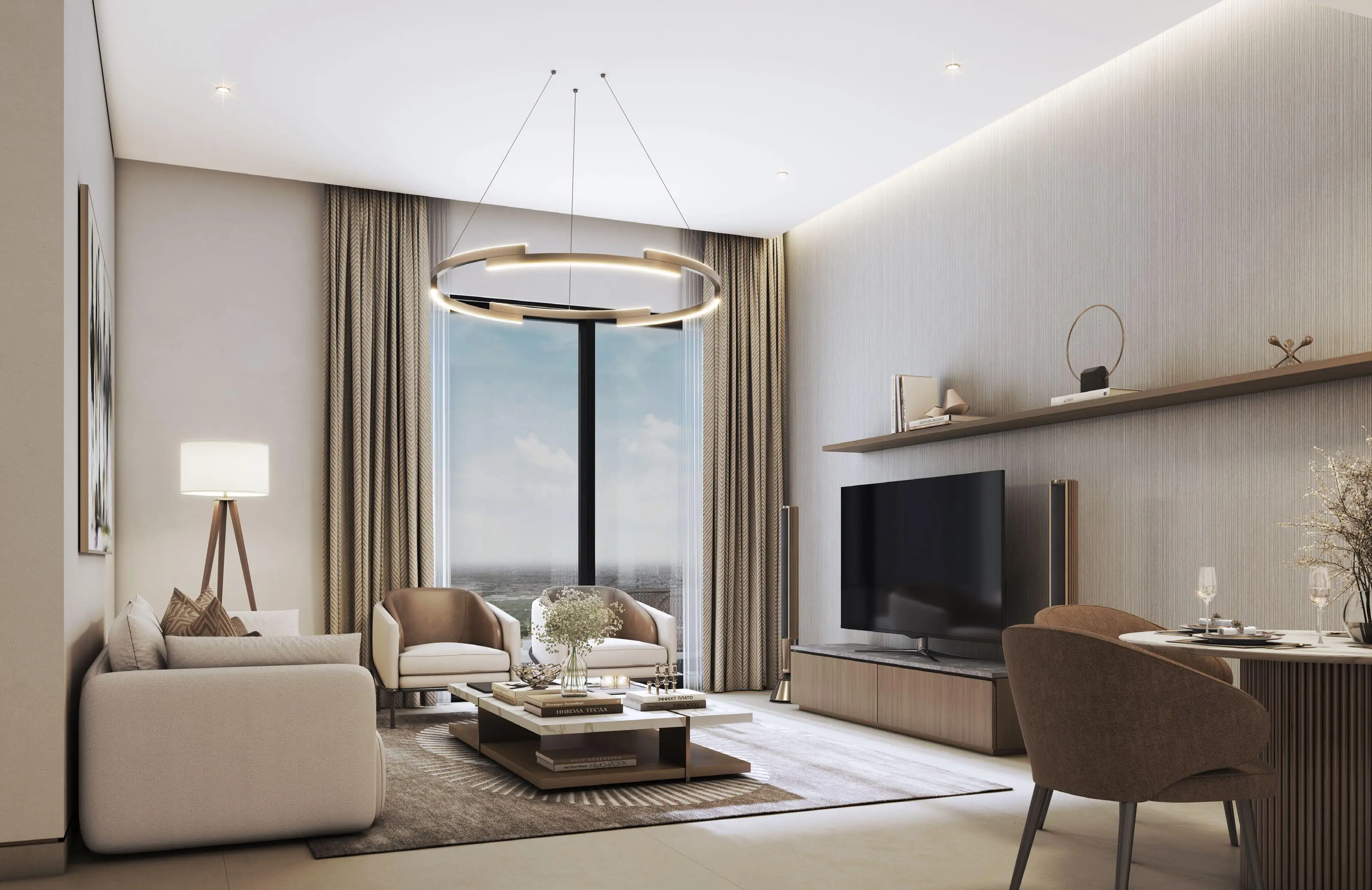 Sobha Hartland II - Living Room Interior | Sobha Realty