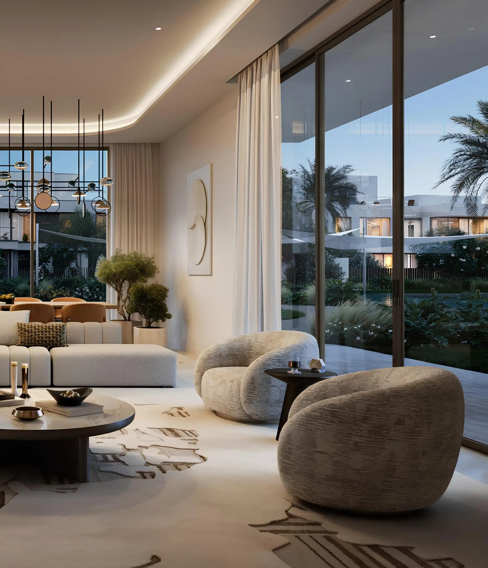 Mareva 1 - Living Room Interior | Emaar Properties
