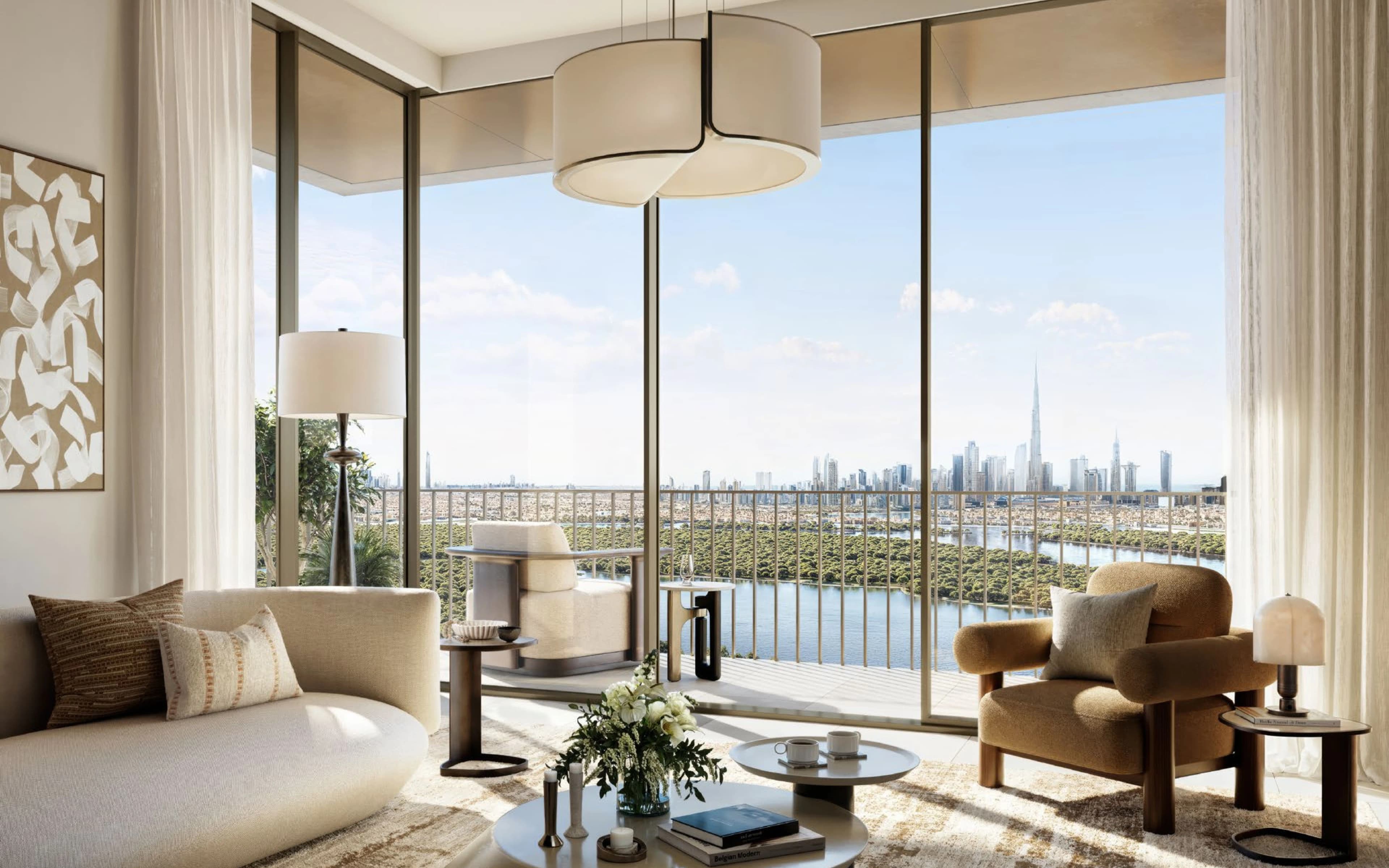 Creek Haven - Living Room Interior | Emaar Properties