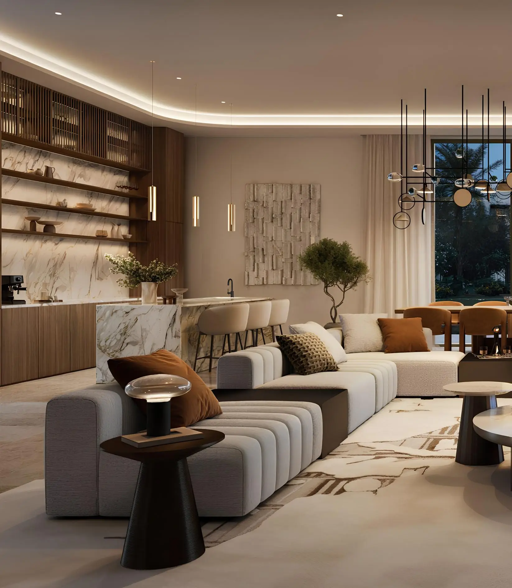 Mareva 2 - Living Room Interior | Emaar Properties