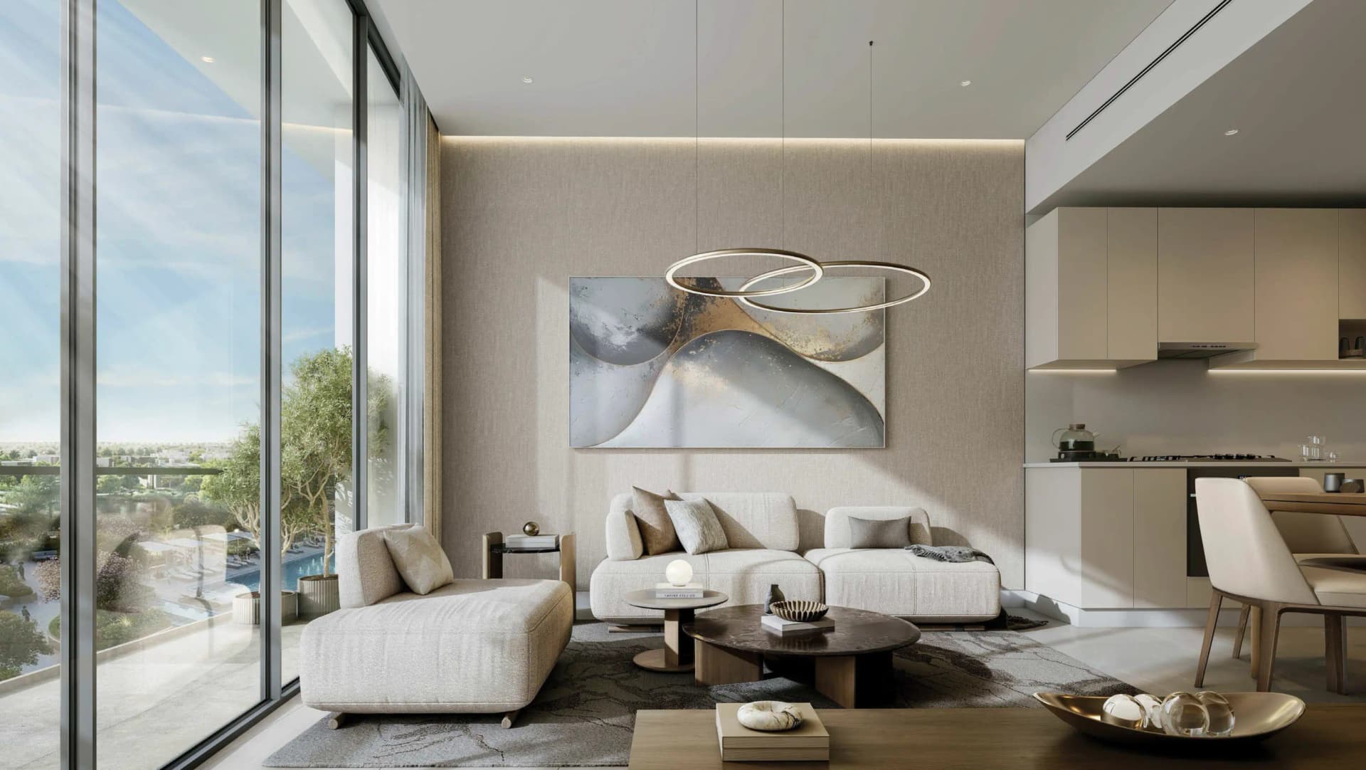 Sobha City - Living Room Interior | Sobha Realty