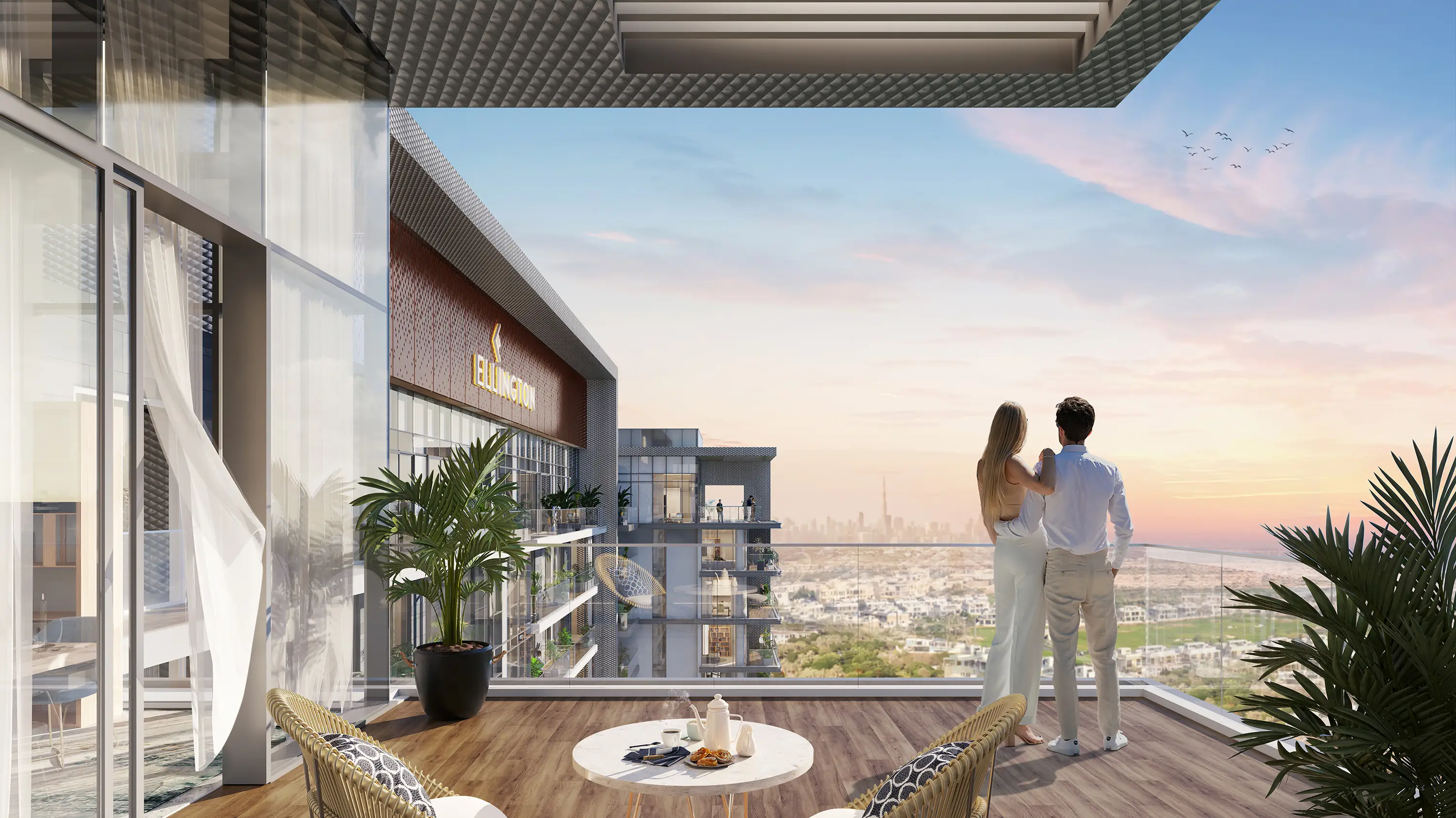 Ellington House II - Balcony View | Ellington Properties