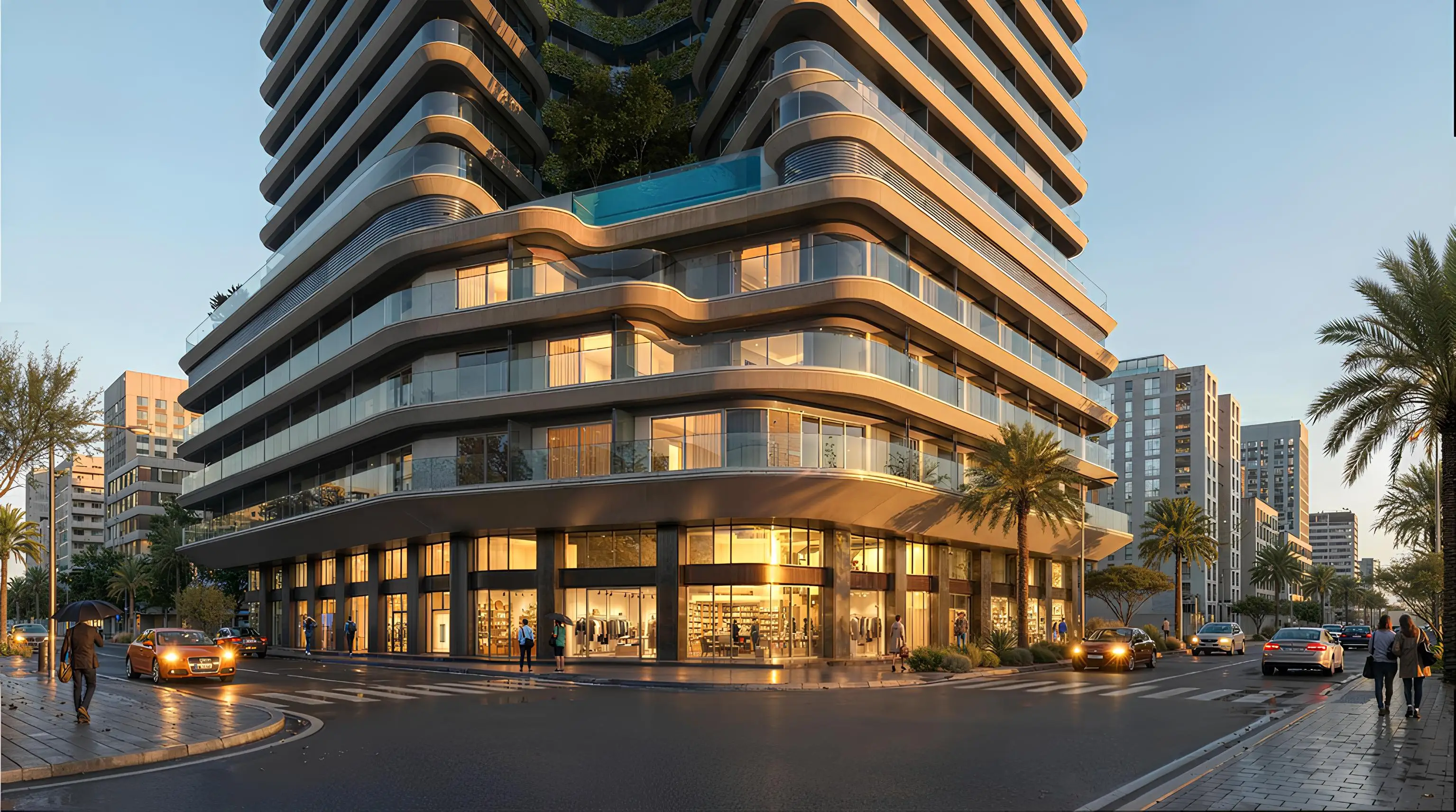 Azizi Rose - Exterior Facade | Azizi Developments