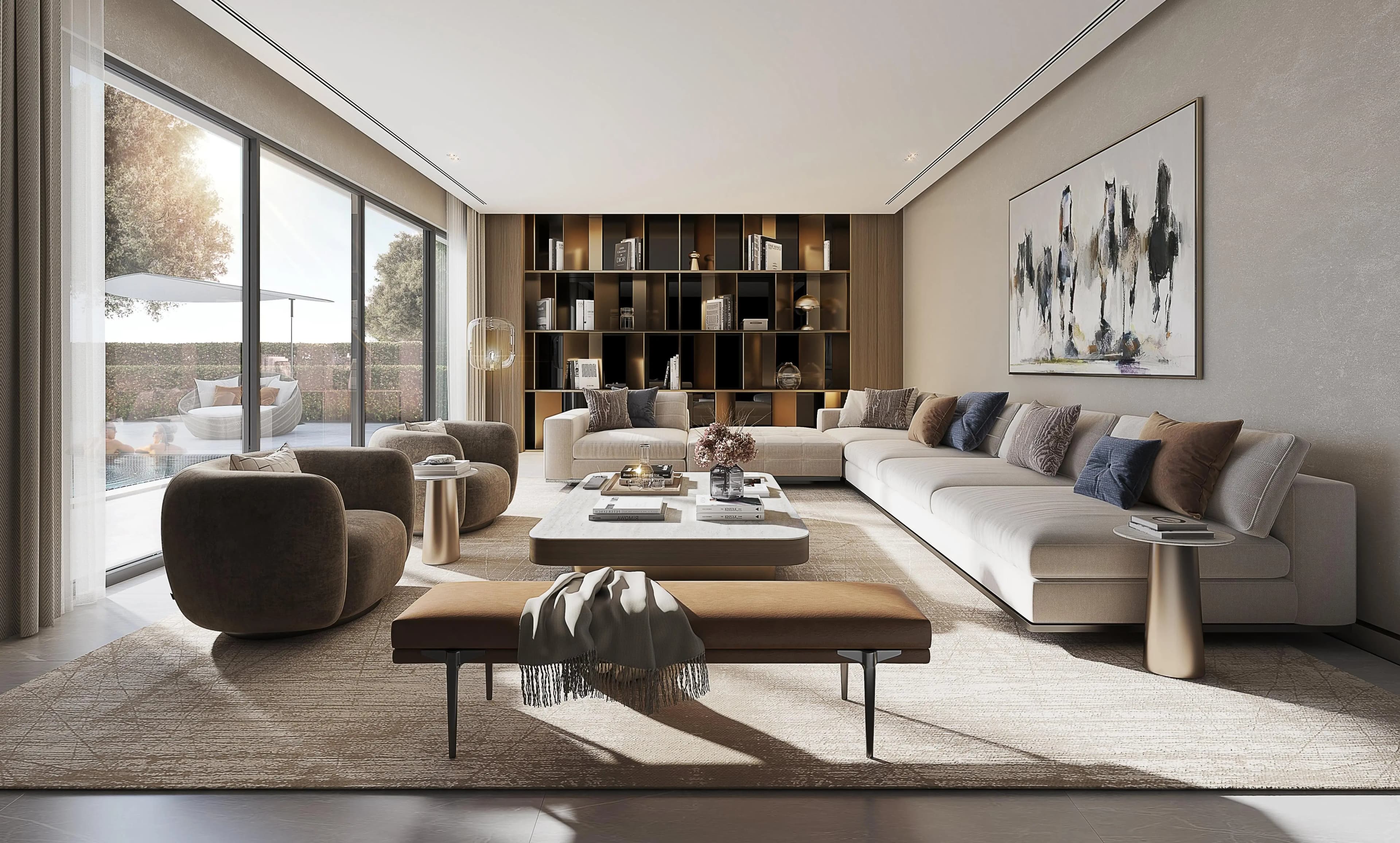 Sobha Sanctuary - Living Room Interior | Sobha Realty