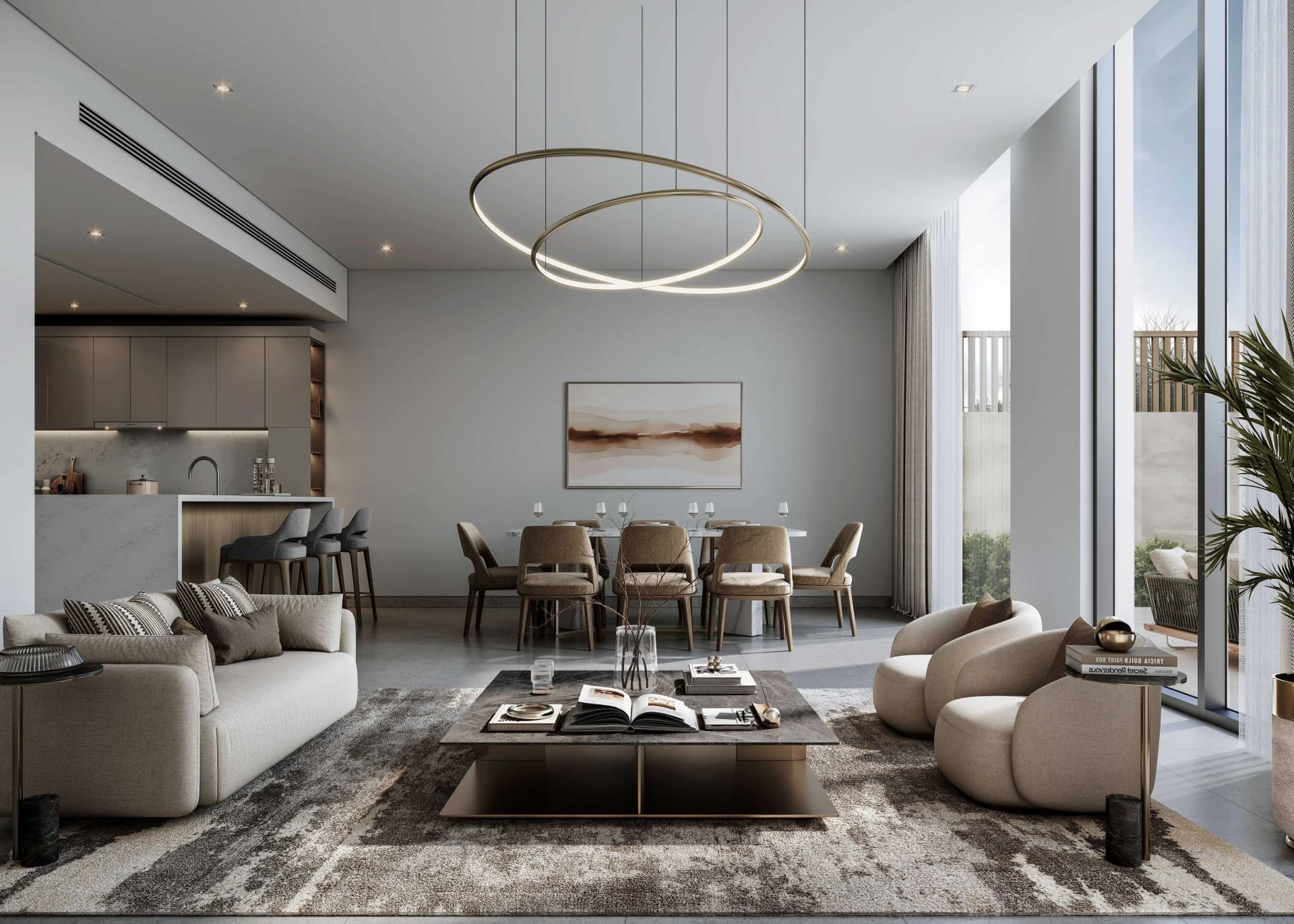 Sobha Sanctuary Phase I - Living Room Interior | Sobha Realty