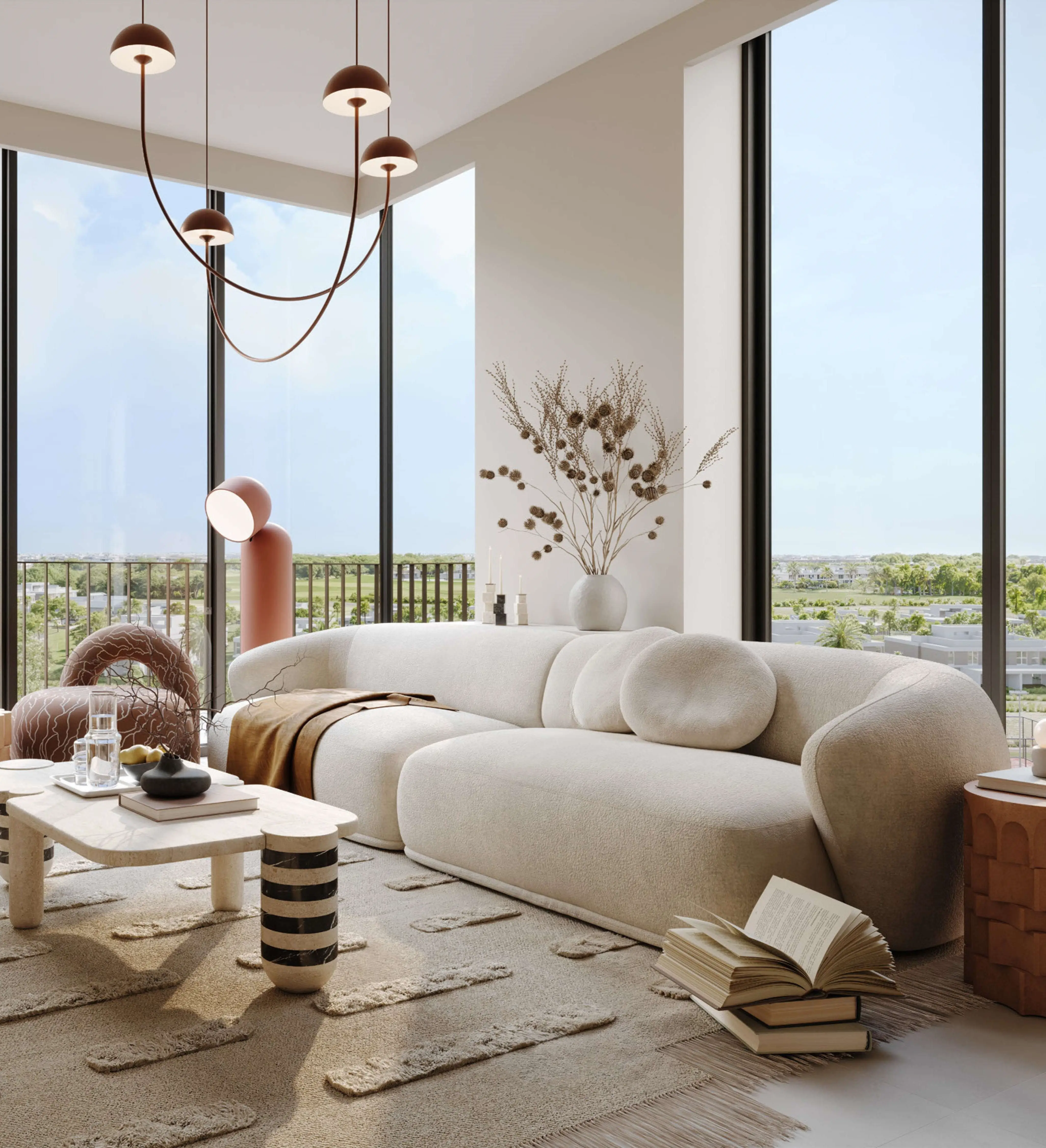 Greencrest - Living Room Interior | Emaar Properties