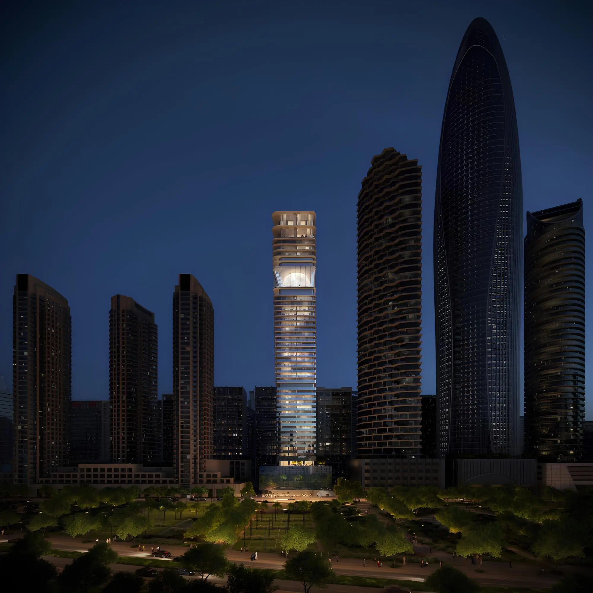 Inaura Hotel & Branded Residences Downtown Dubai - Exterior Facade | Arada Properties