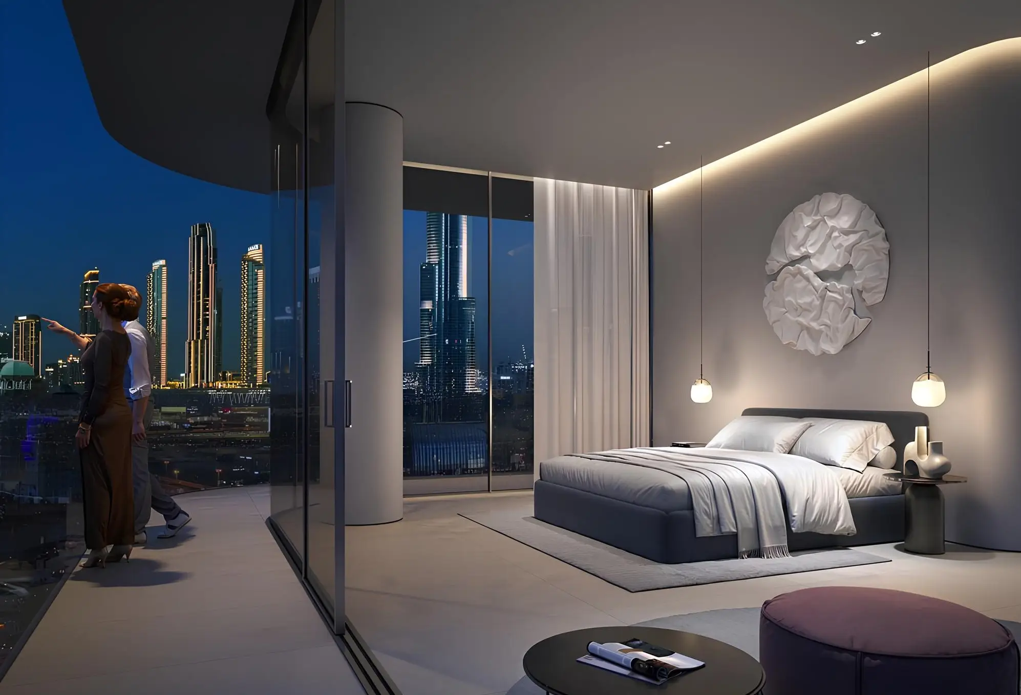 Inaura Hotel & Branded Residences Downtown Dubai - Bedroom Interior | Arada Properties