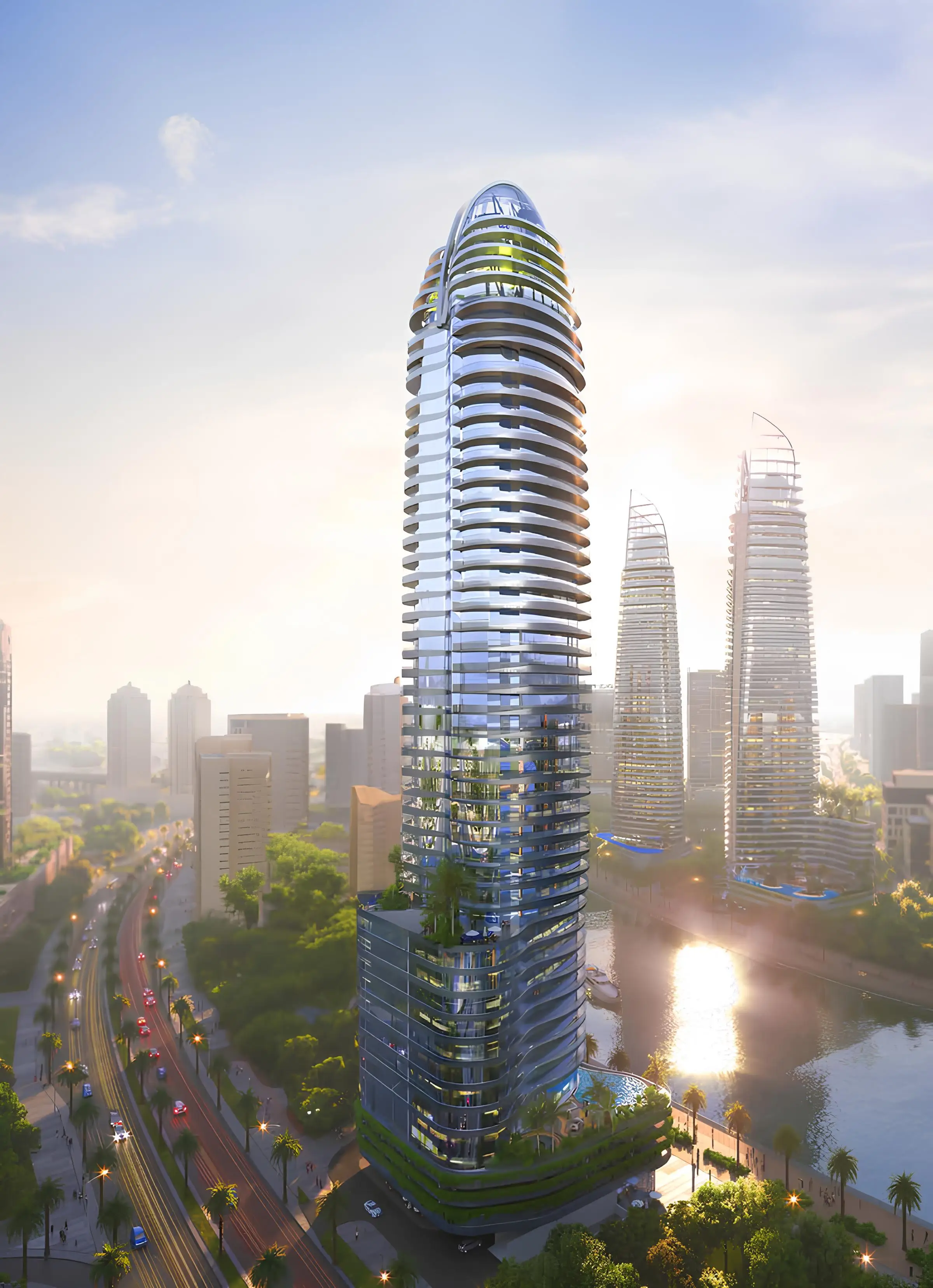 Canal Crown 2 - Altitude de Grisogono - Exterior Facade | DAMAC Properties