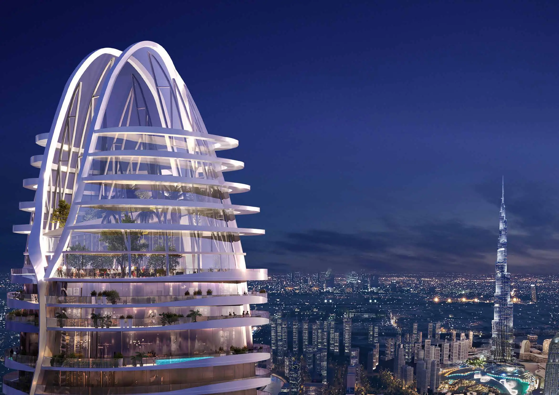 Canal Crown 2 - Altitude de Grisogono - Exterior Facade | DAMAC Properties