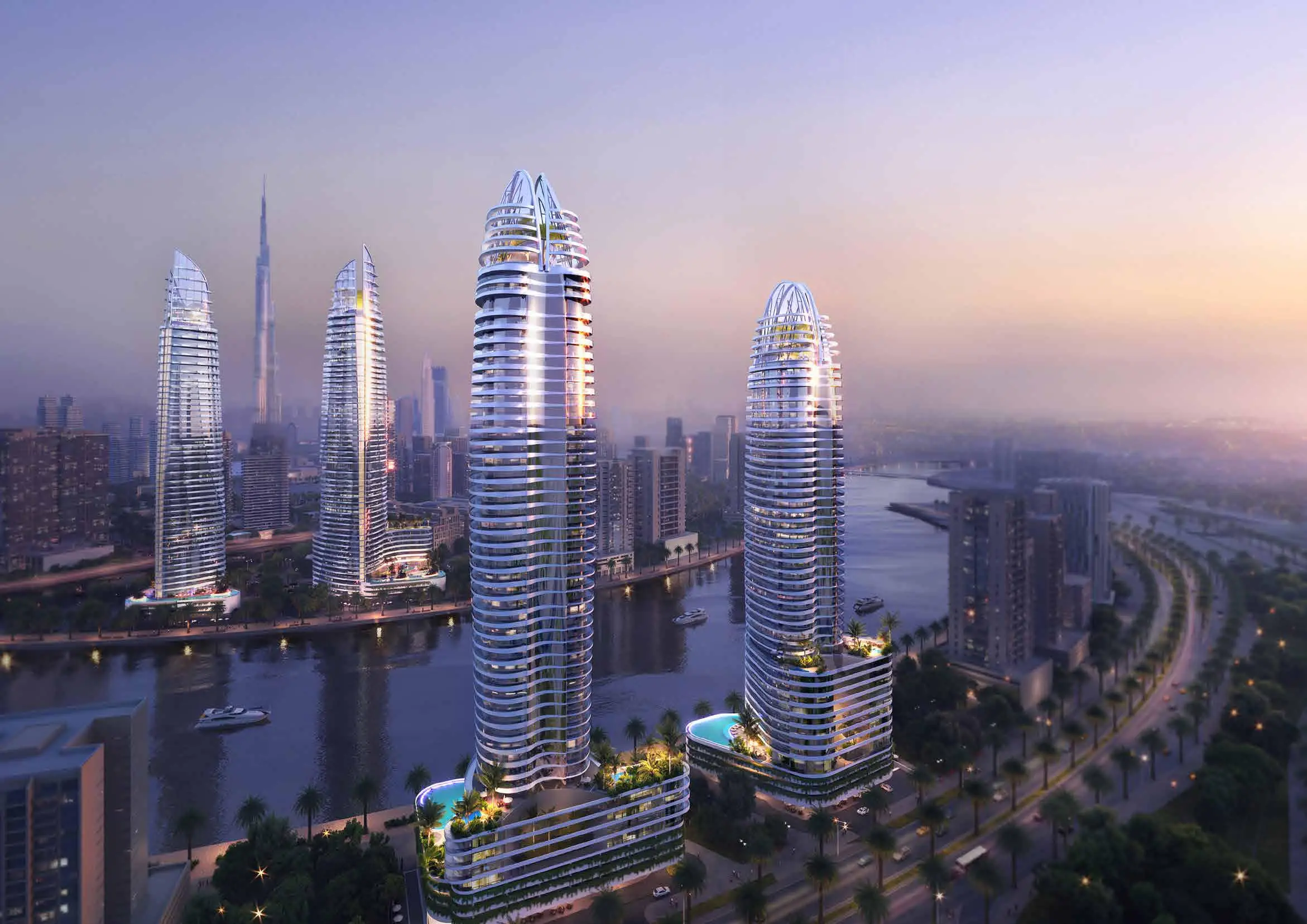 Canal Crown 2 - Altitude de Grisogono - Exterior Facade | DAMAC Properties
