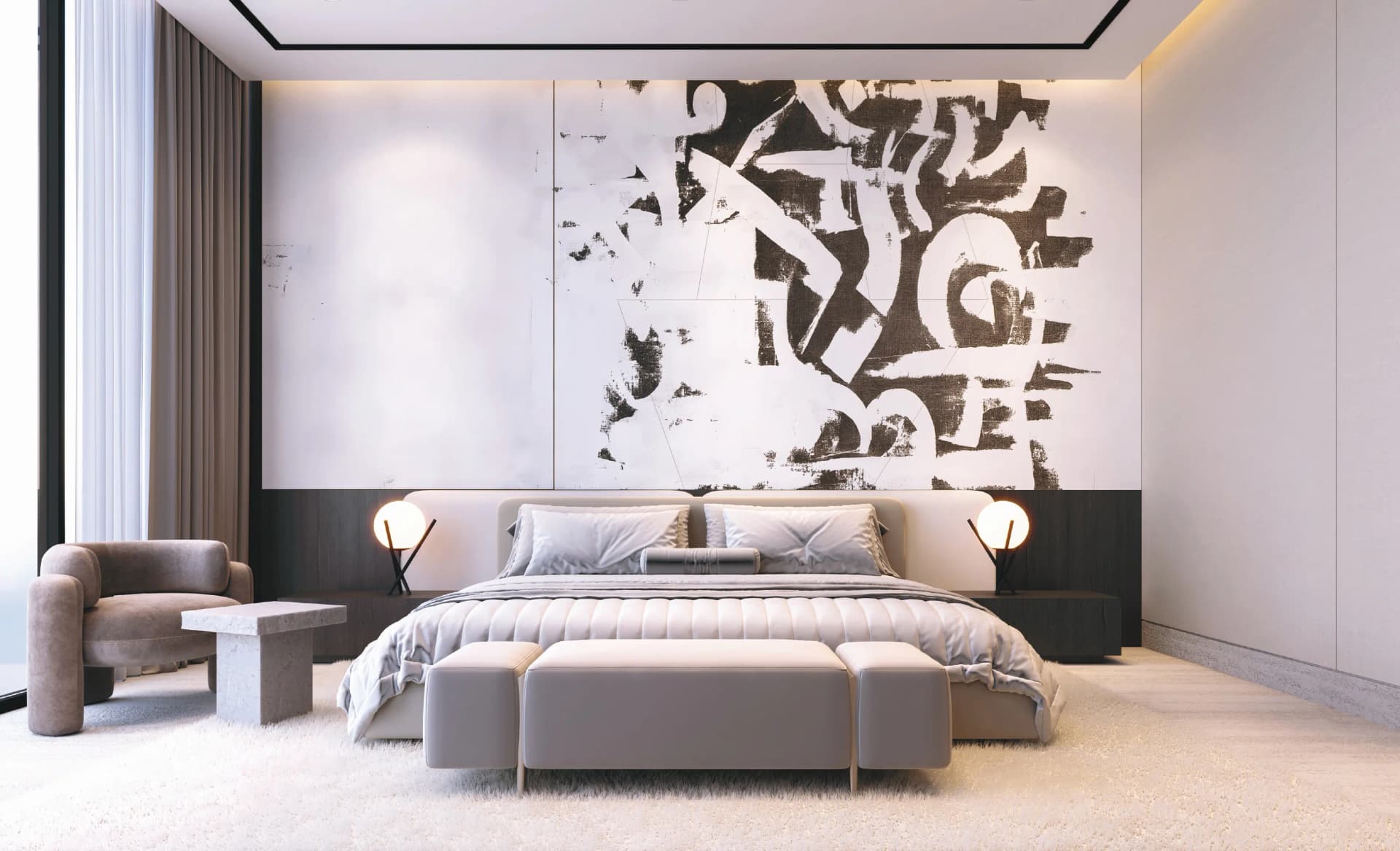 Al Ghaf Tower - Bedroom Interior | Tiger Group