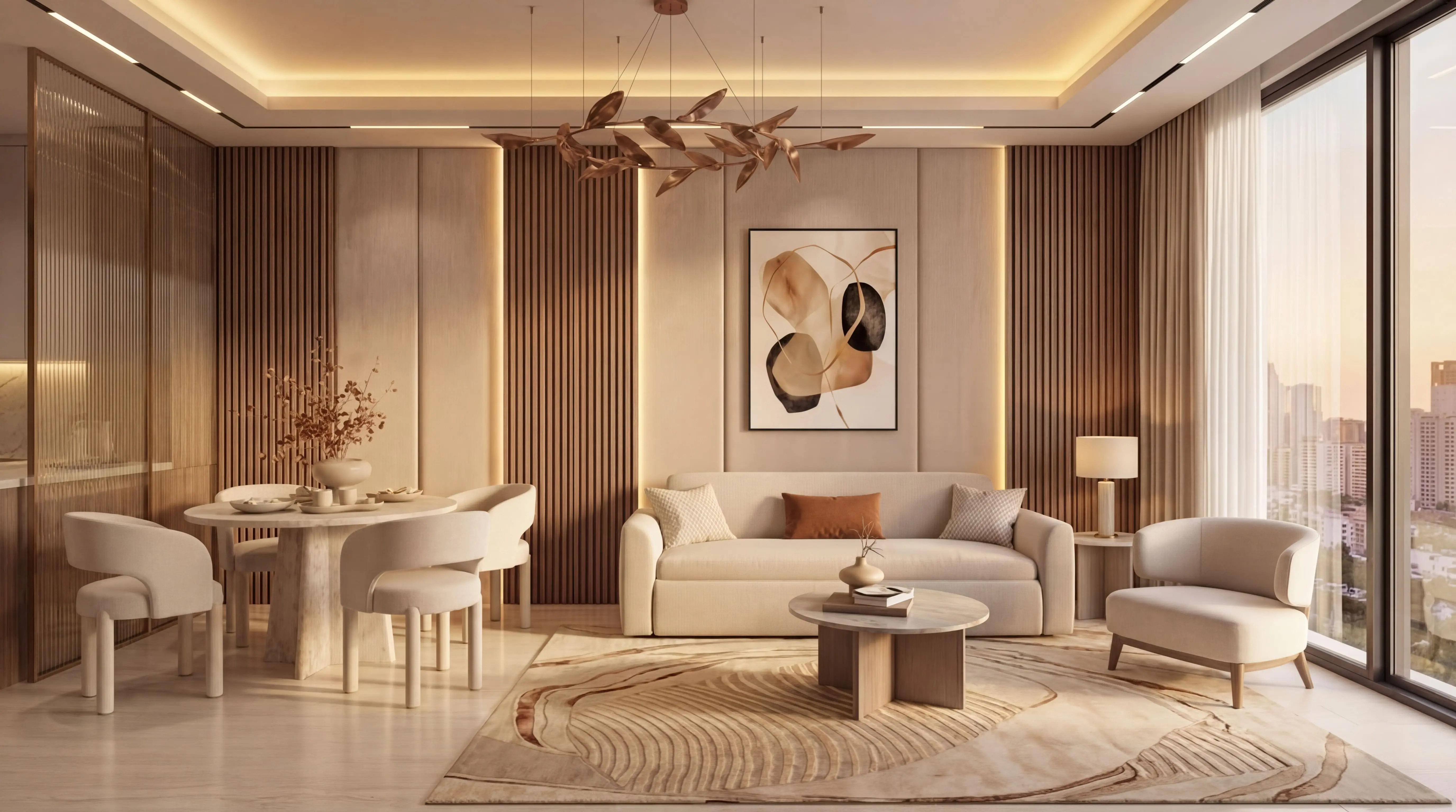 SERENZ by Danube - Living Room Interior | Danube Properties