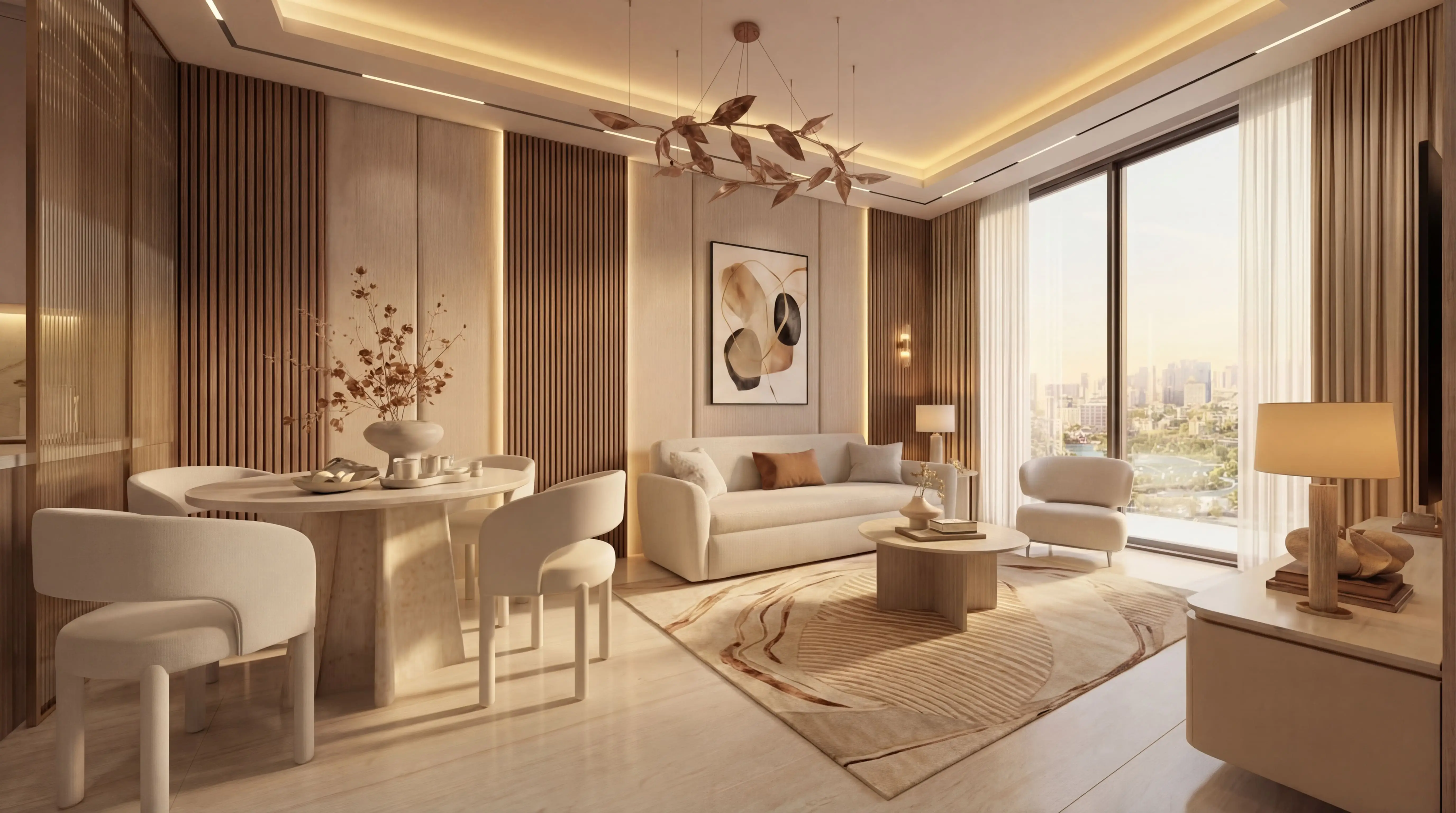 SERENZ by Danube - Living Room Interior | Danube Properties