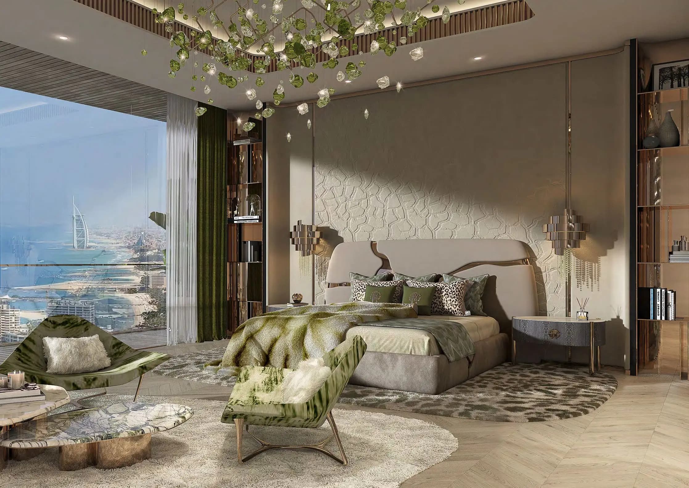 Bay 2 by Cavalli - Bedroom Interior | DAMAC Properties