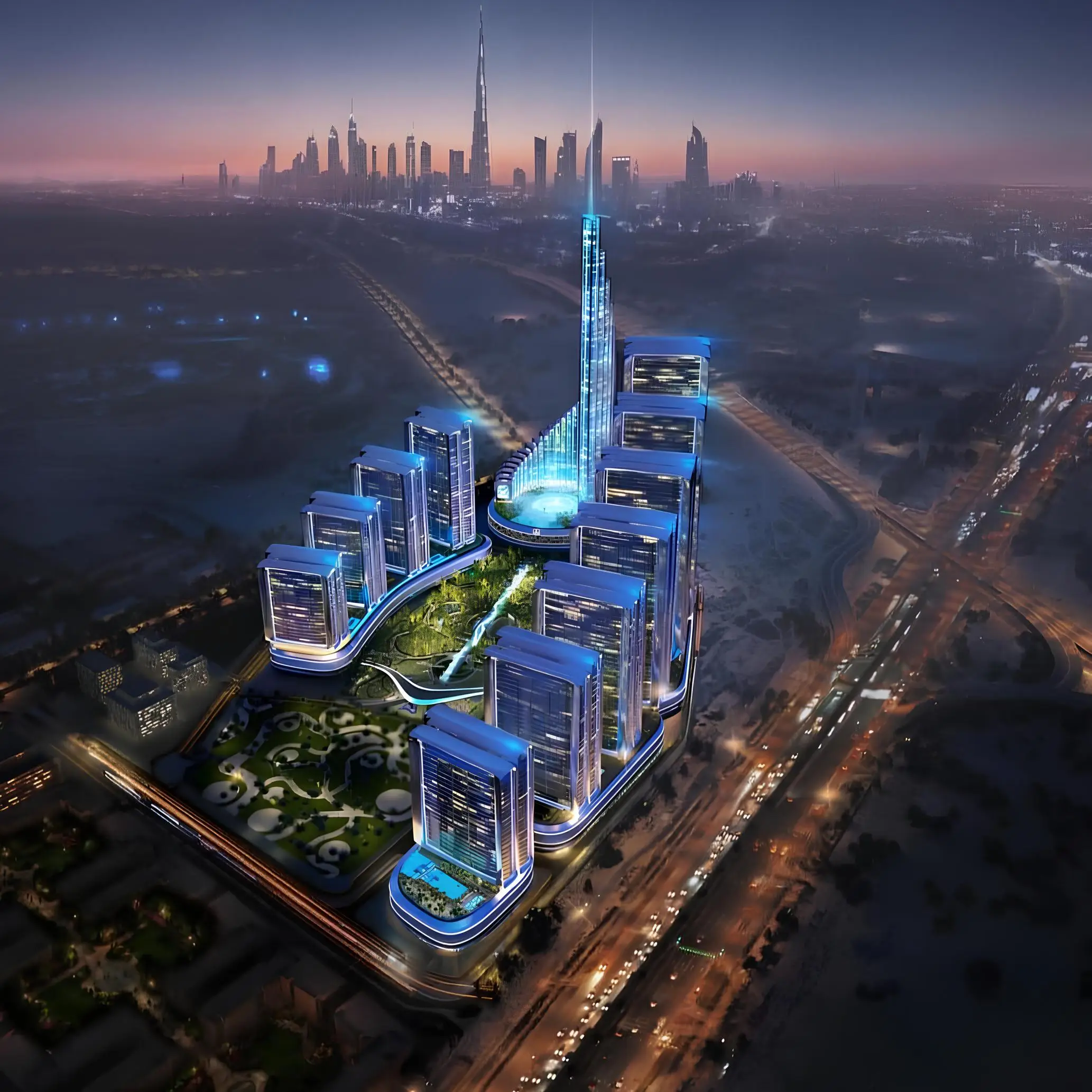 Mercedes-Benz Places – Binghatti City – Maybach 6 - Exterior Facade | Binghatti Developers