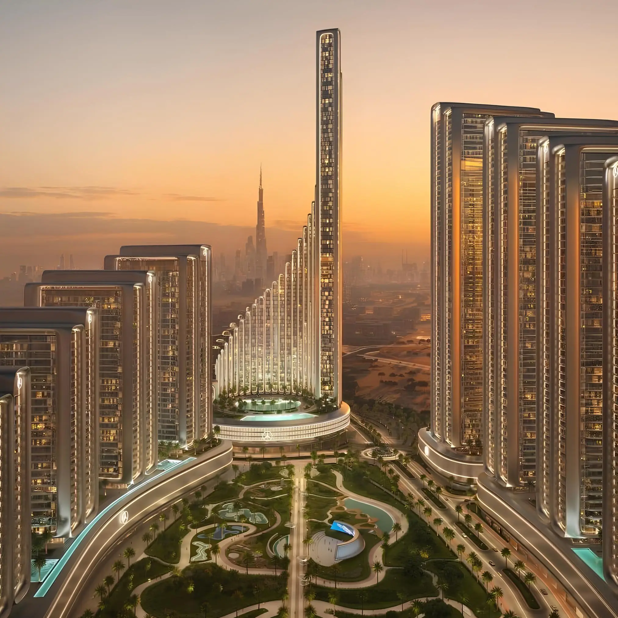 Mercedes-Benz Places – Binghatti City – Maybach 6 - Exterior Facade | Binghatti Developers