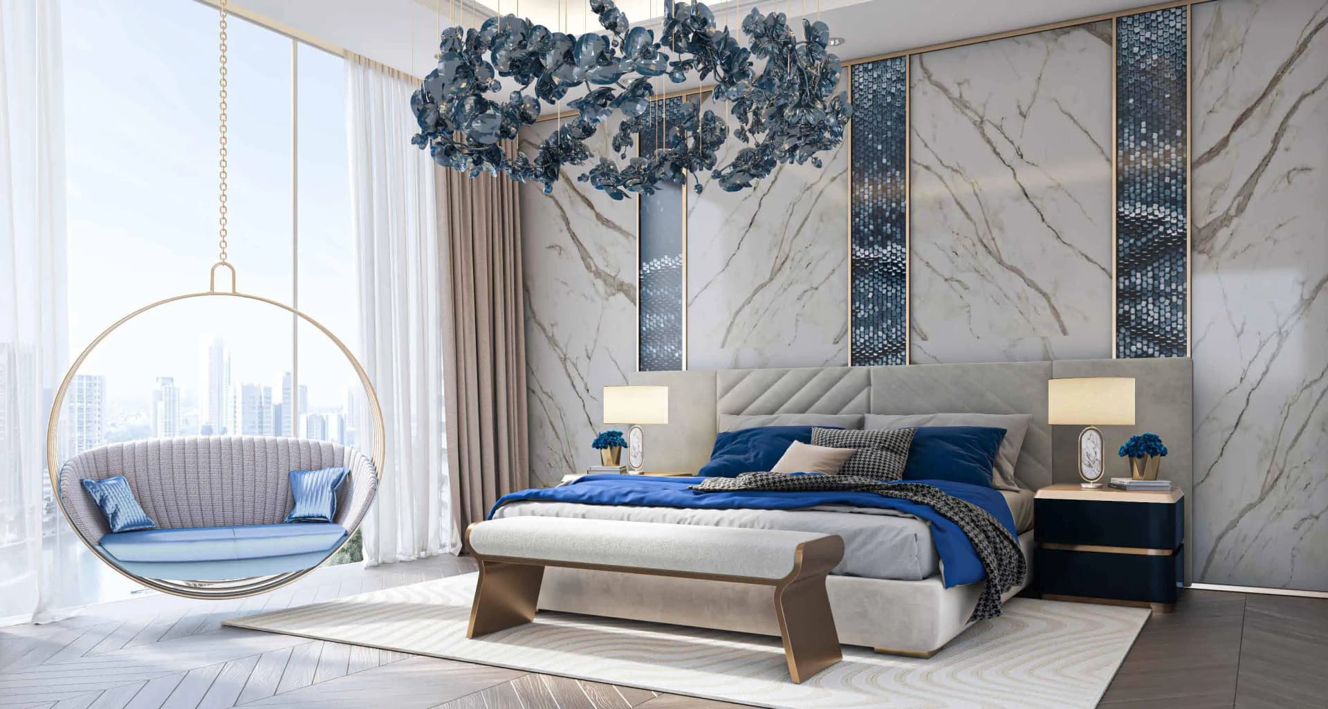 Canal Heights 2 - Bedroom Interior | DAMAC Properties