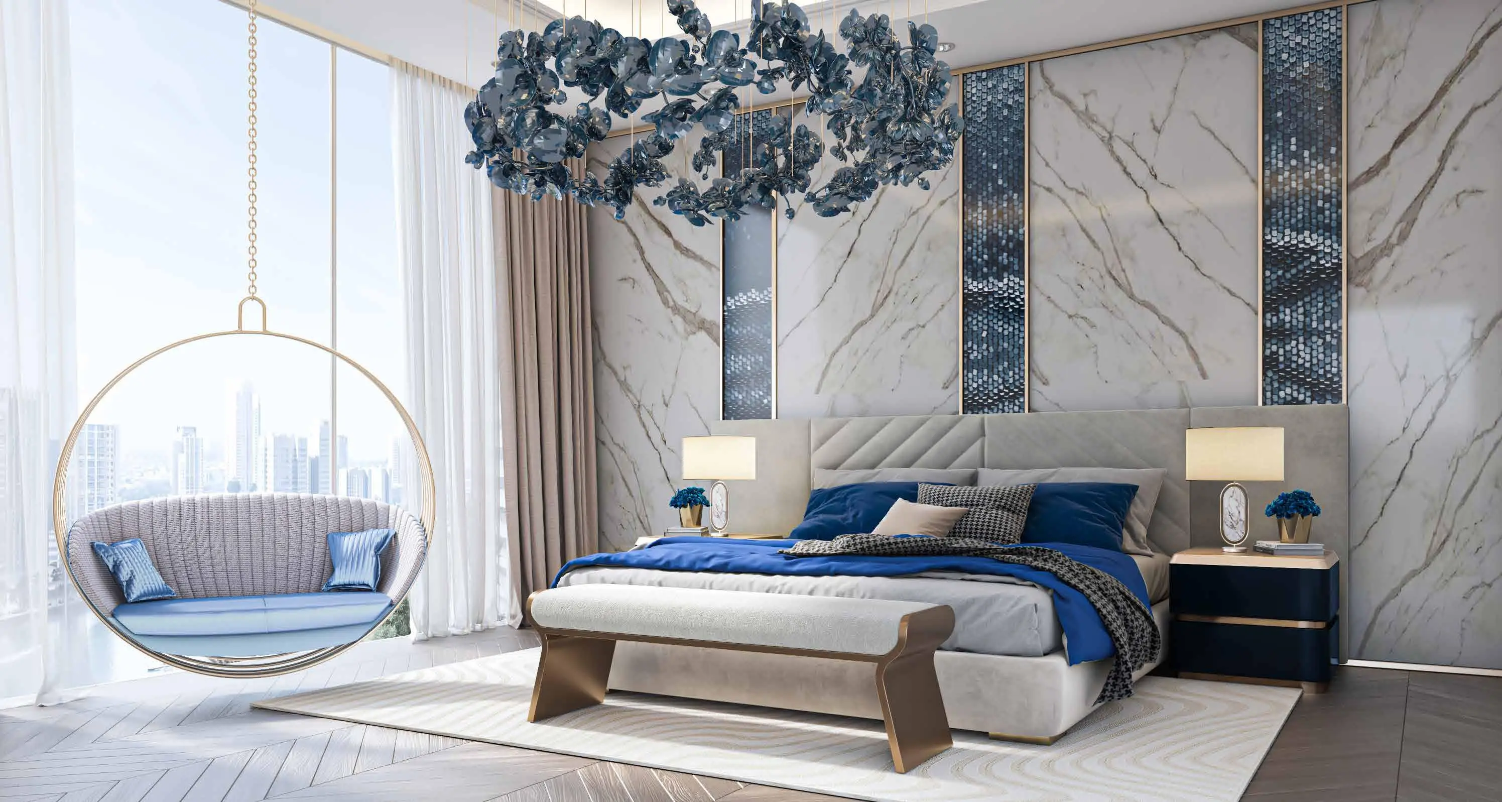 Canal Heights 2 - Bedroom Interior | DAMAC Properties