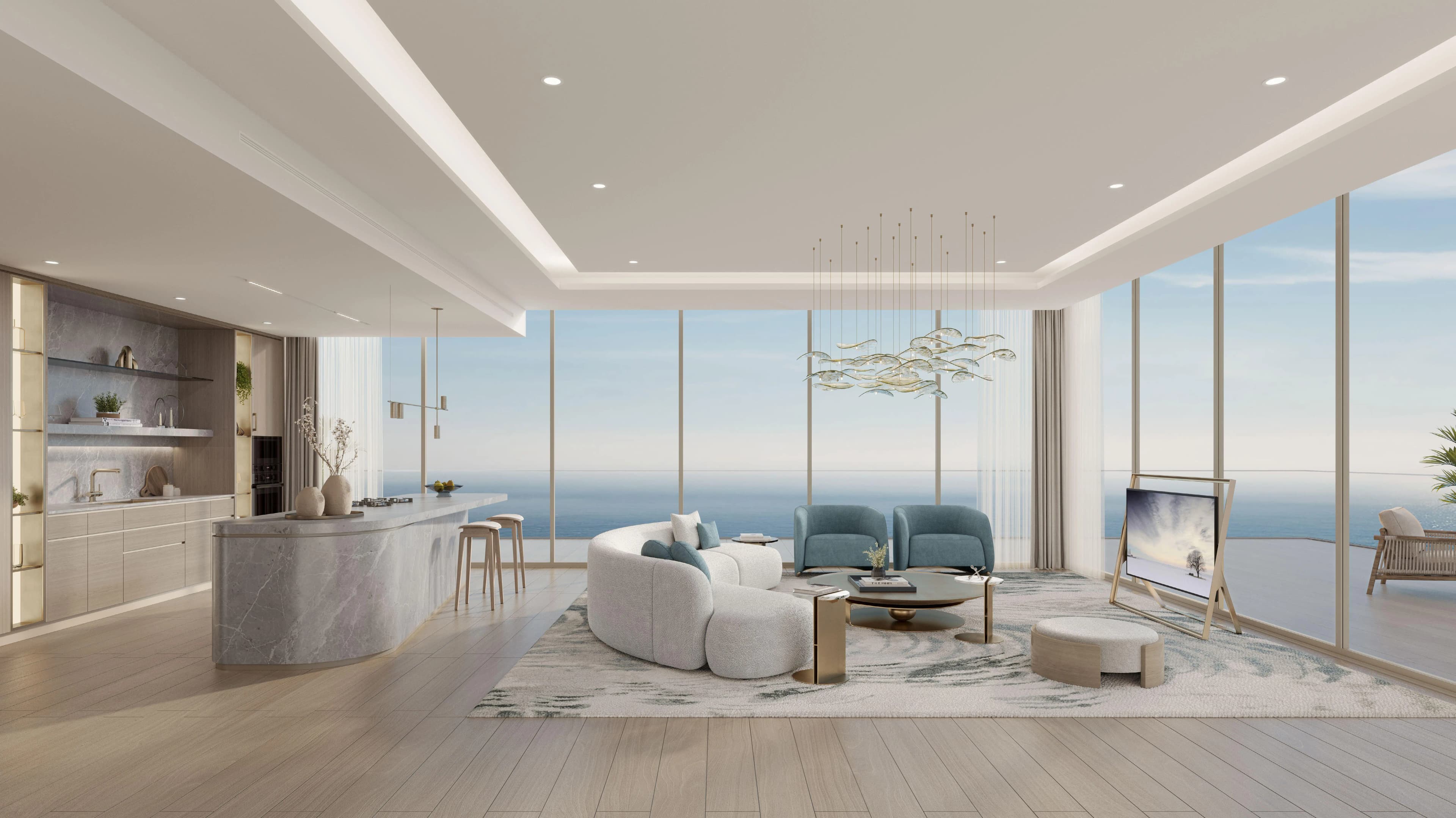 Meriva Shores - Living Room Interior | Ellington Properties